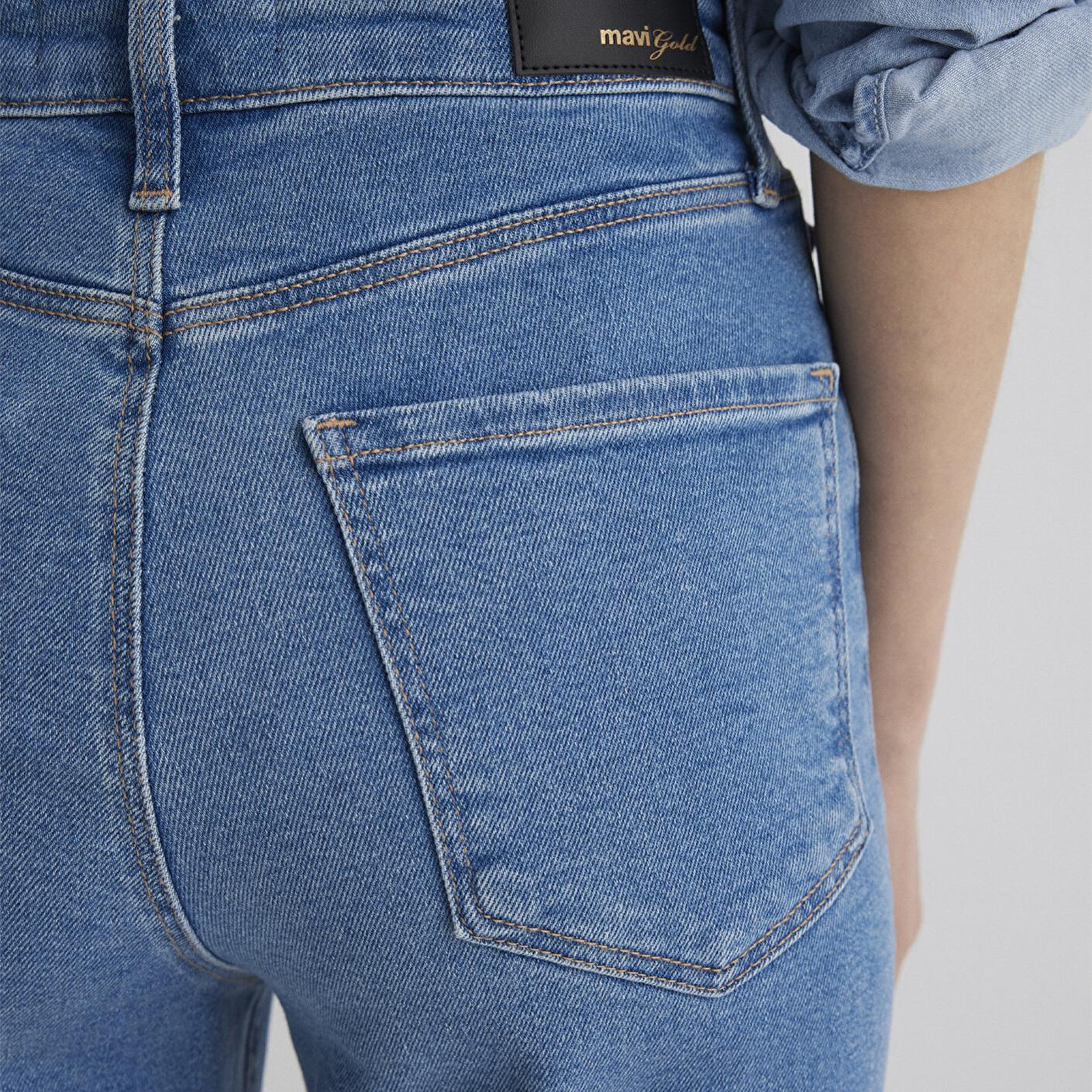 Mavi Los Angeles Gold Shape Indigo Mavisi Jean Pantolon 1010349-89225