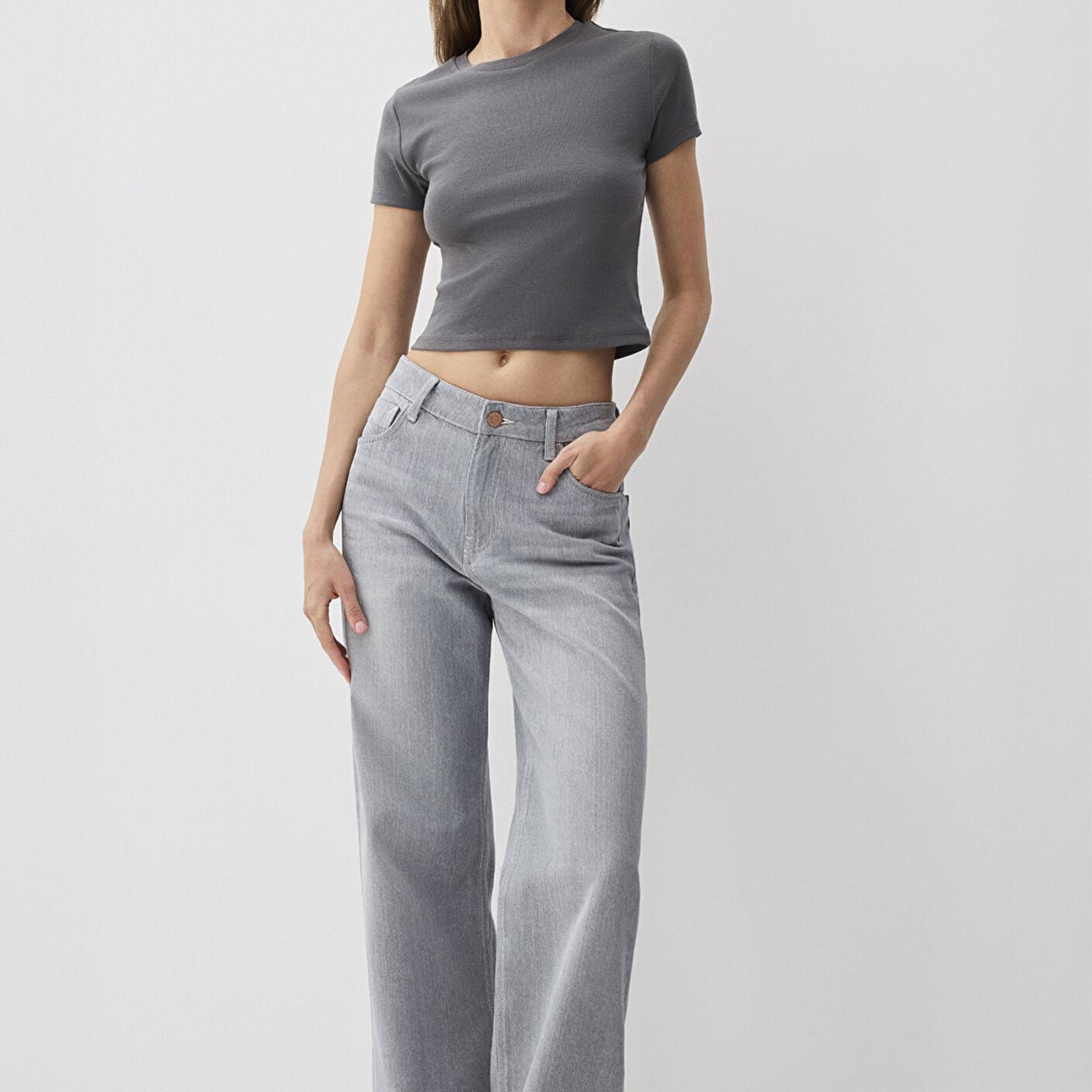 Mavi Malibu Kolej Açık Gri Jean Pantolon 1010152-89199