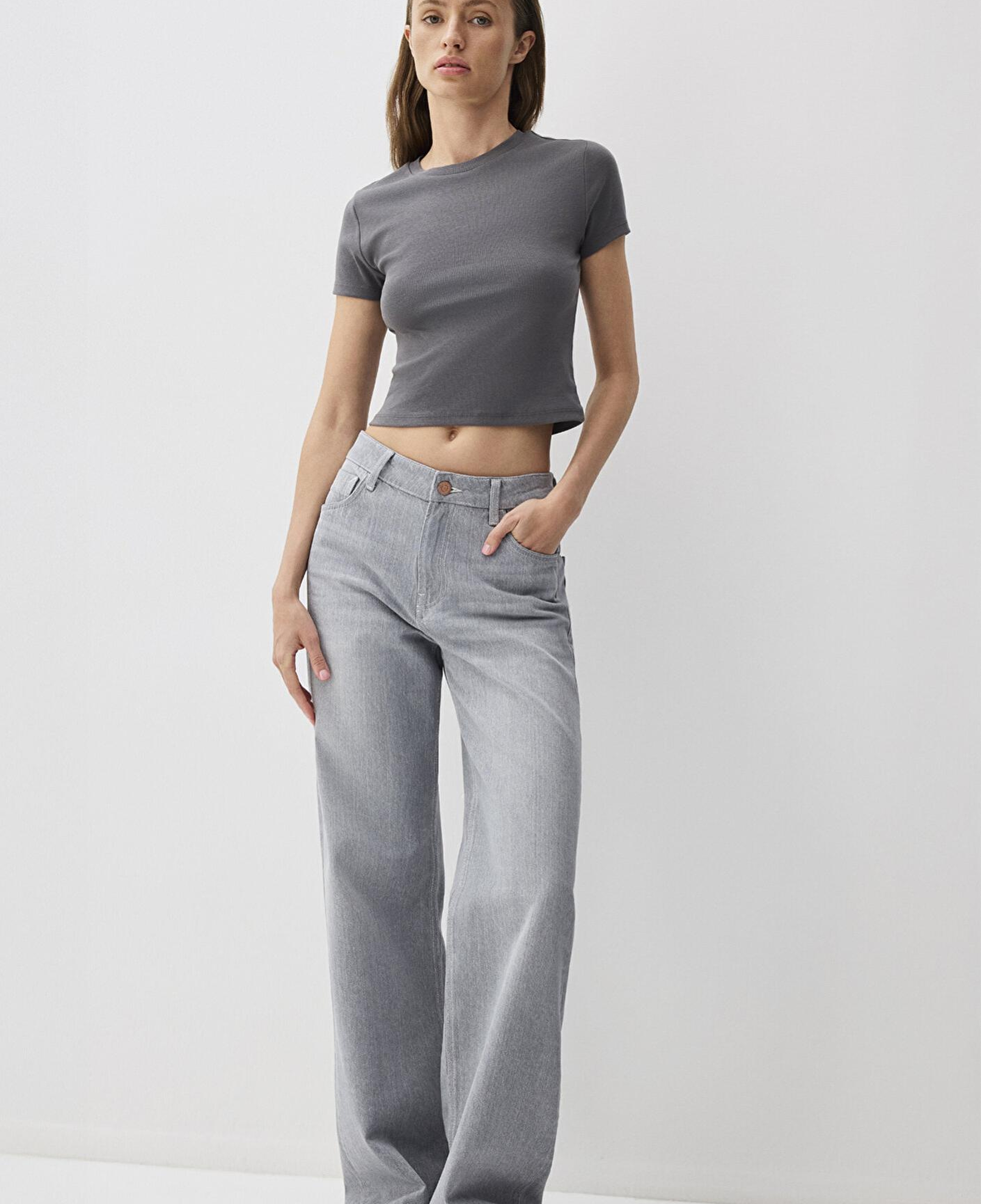 Mavi Malibu Kolej Açık Gri Jean Pantolon 1010152-89199