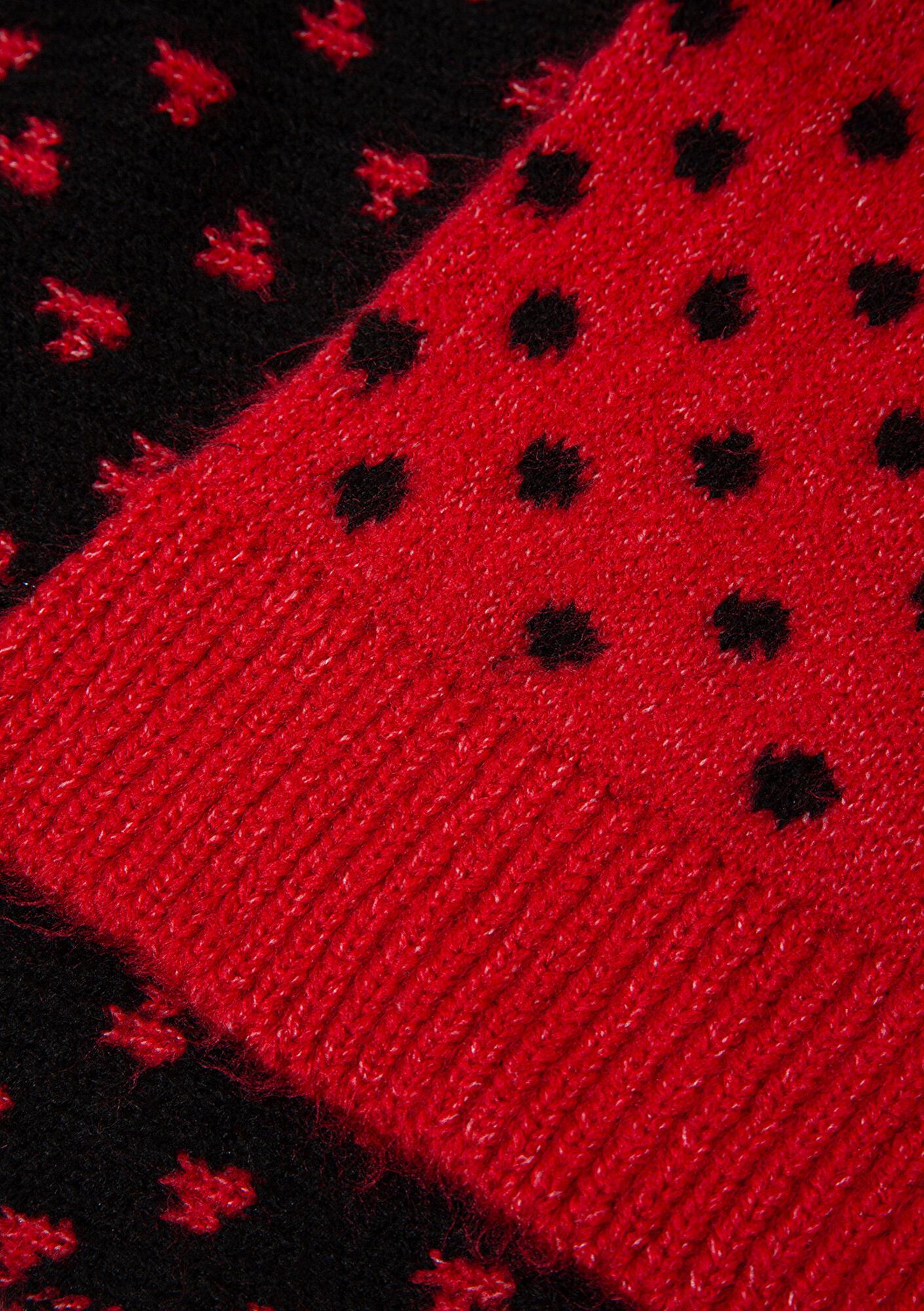 Mavi Kırmızı Atkı 1913952-10076