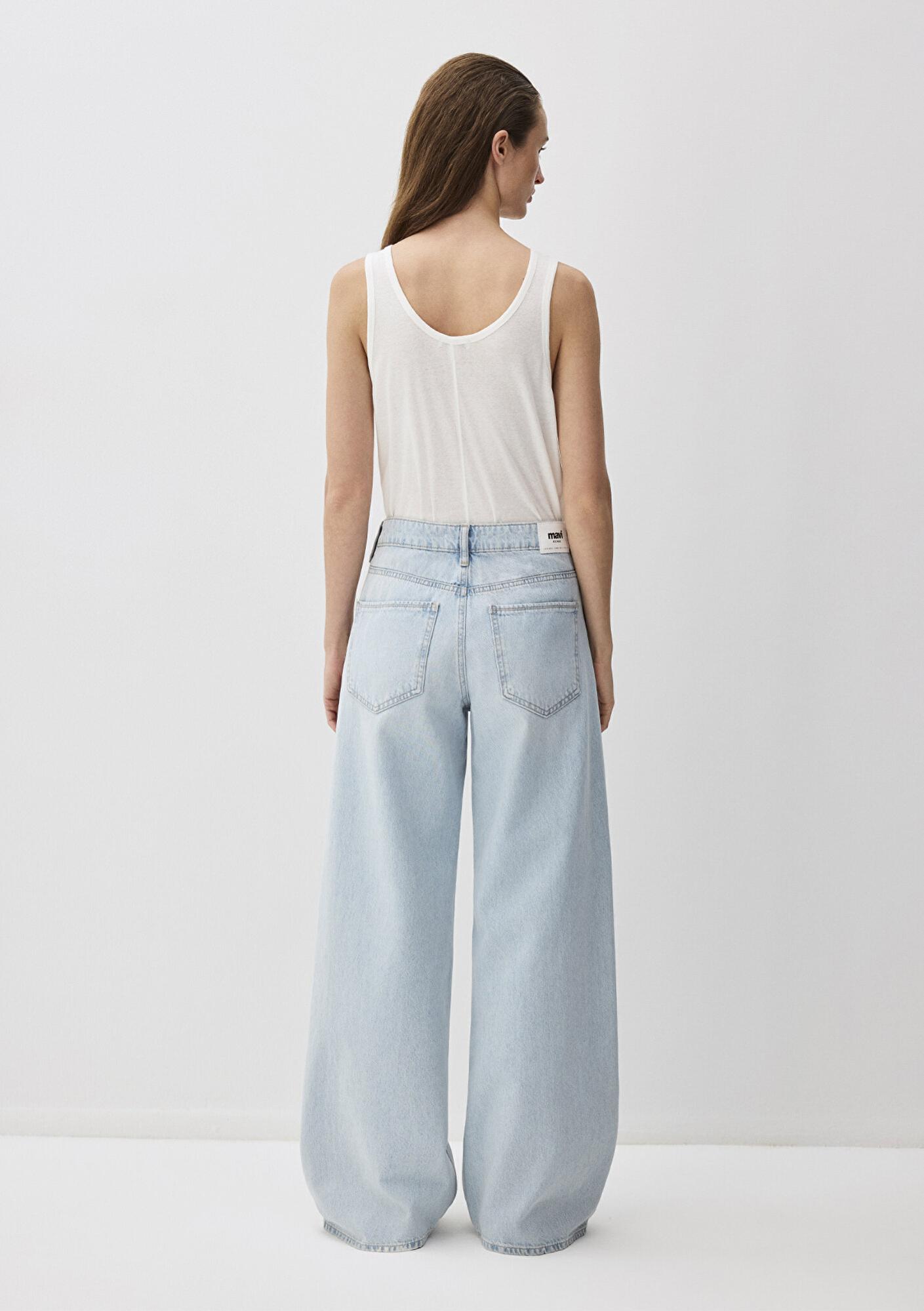 Mavi Siena Iconic Puslu Açık Mavi Jean Pantolon 1010763-89244