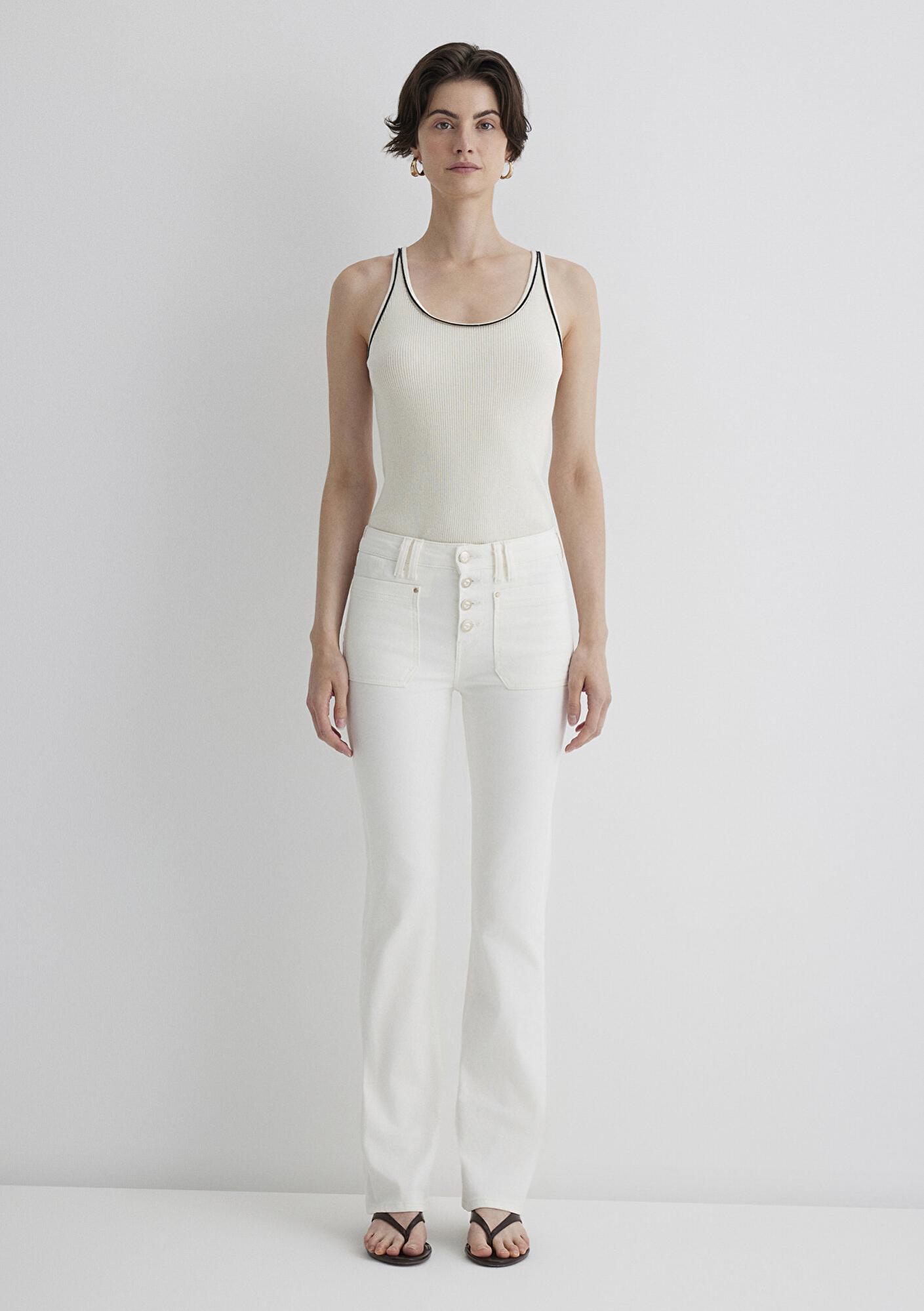 Mavi Sierra Gold Premium Kırık Beyaz Jean Pantolon 1010578-89774