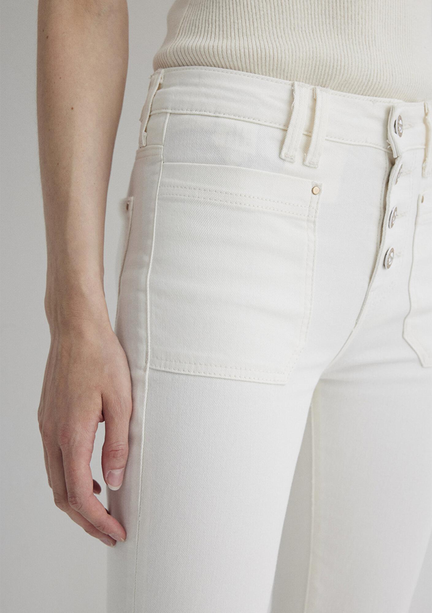 Mavi Sierra Gold Premium Kırık Beyaz Jean Pantolon 1010578-89774