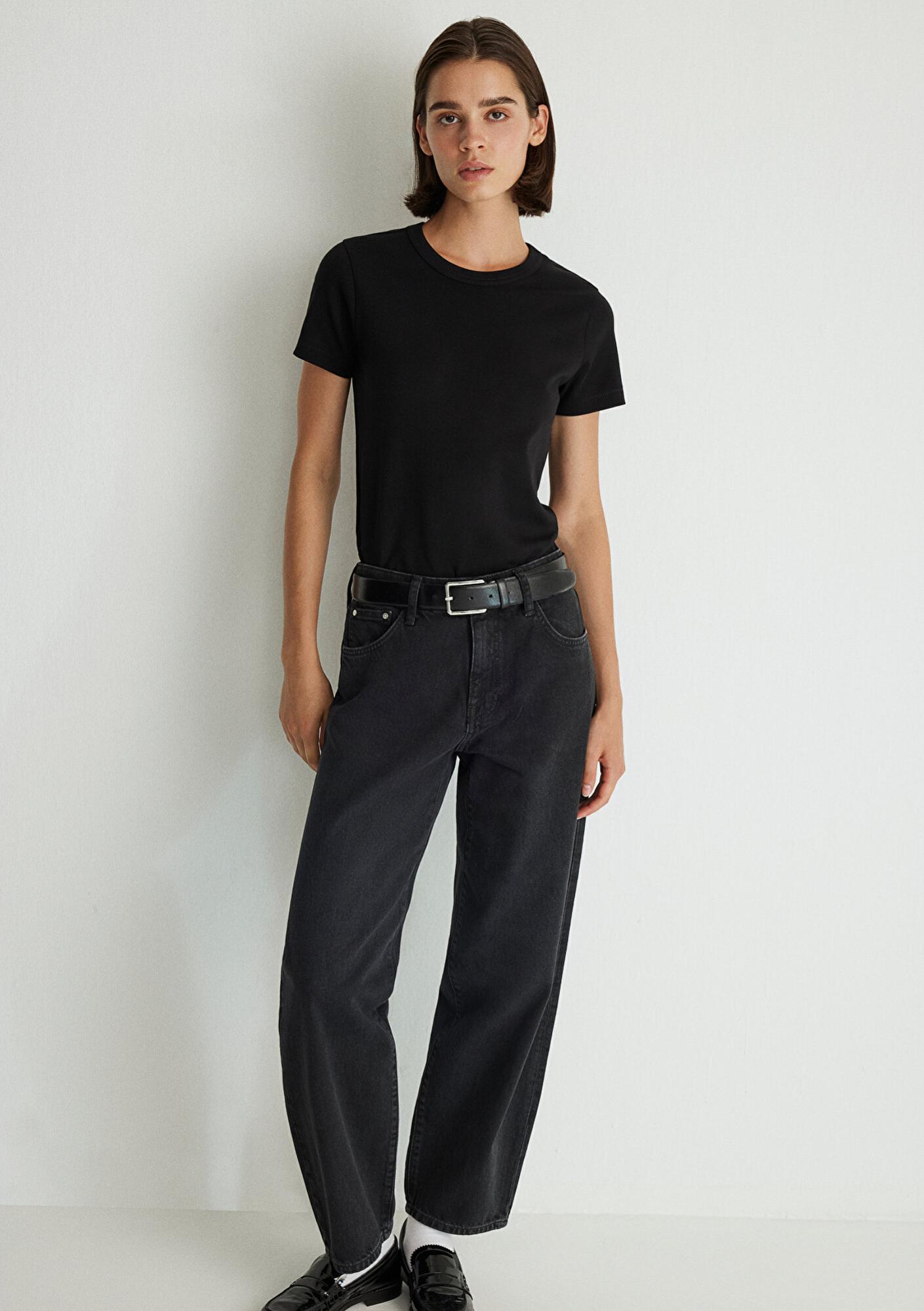 Mavi Leila Real Blue Gri Smoke Jean Pantolon 1010600-88244