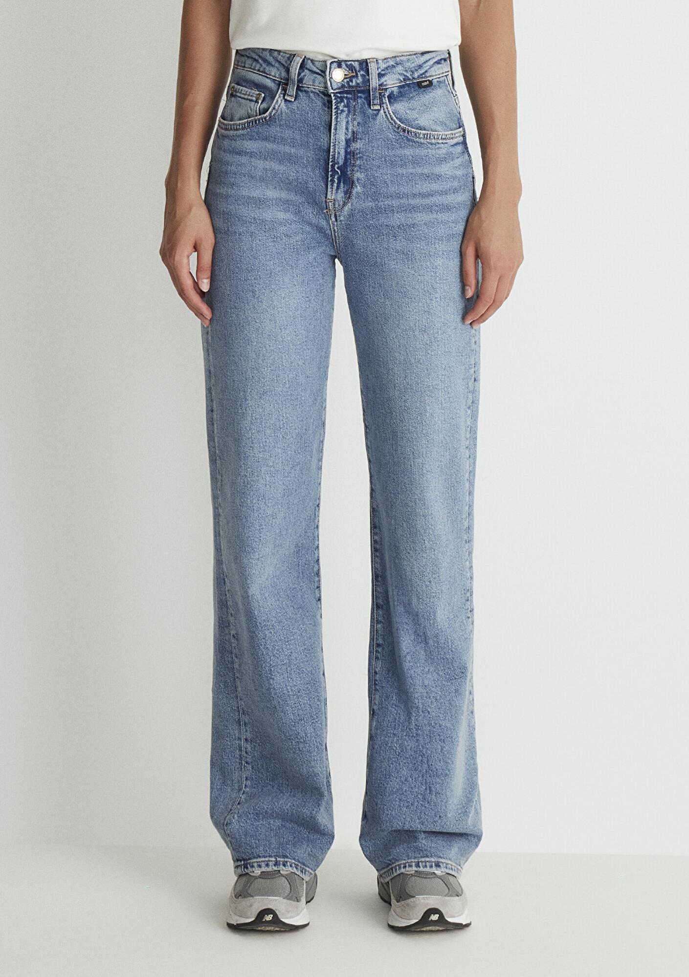 Mavi Victoria Mavi Premium Puslu Açık Mavi Jean Pantolon 101072-88212