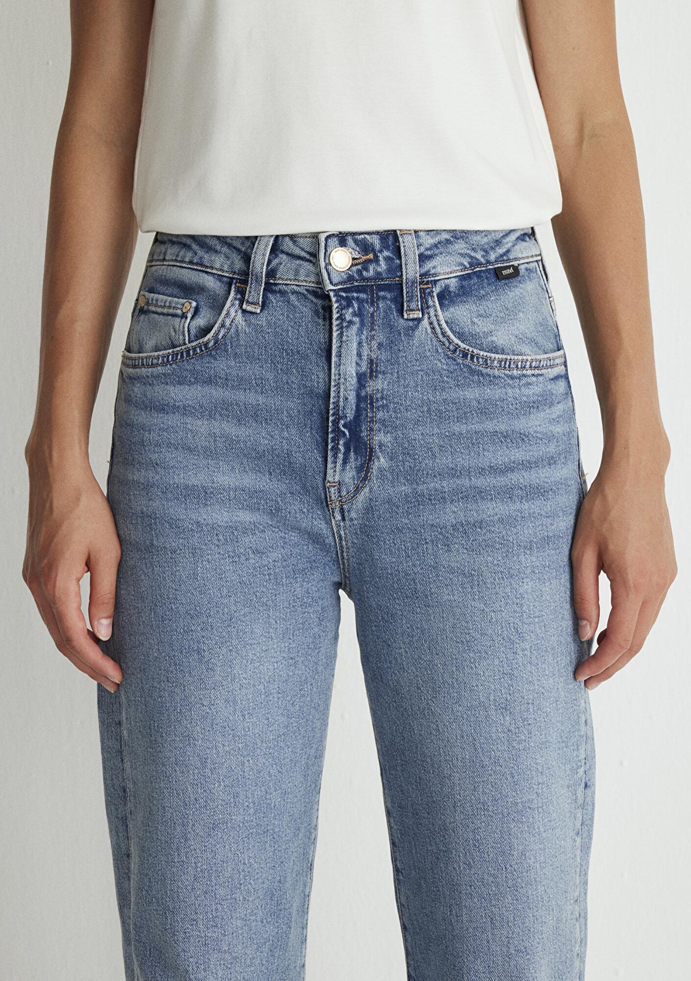 Mavi Victoria Mavi Premium Puslu Açık Mavi Jean Pantolon 101072-88212