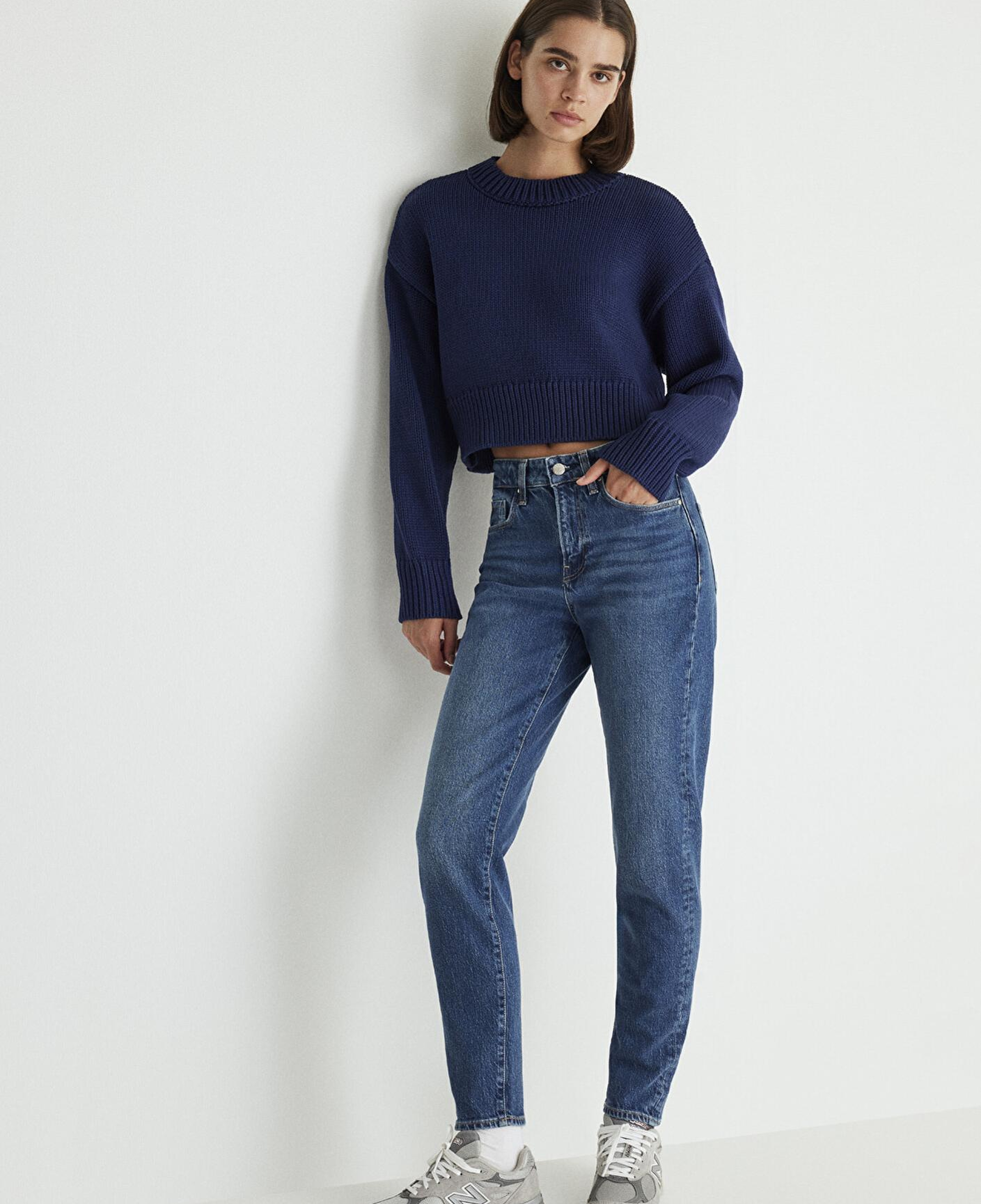 Mavi Cindy Classic Denim Gölgeli Koyu Mavi Jean Pantolon 100277-87925