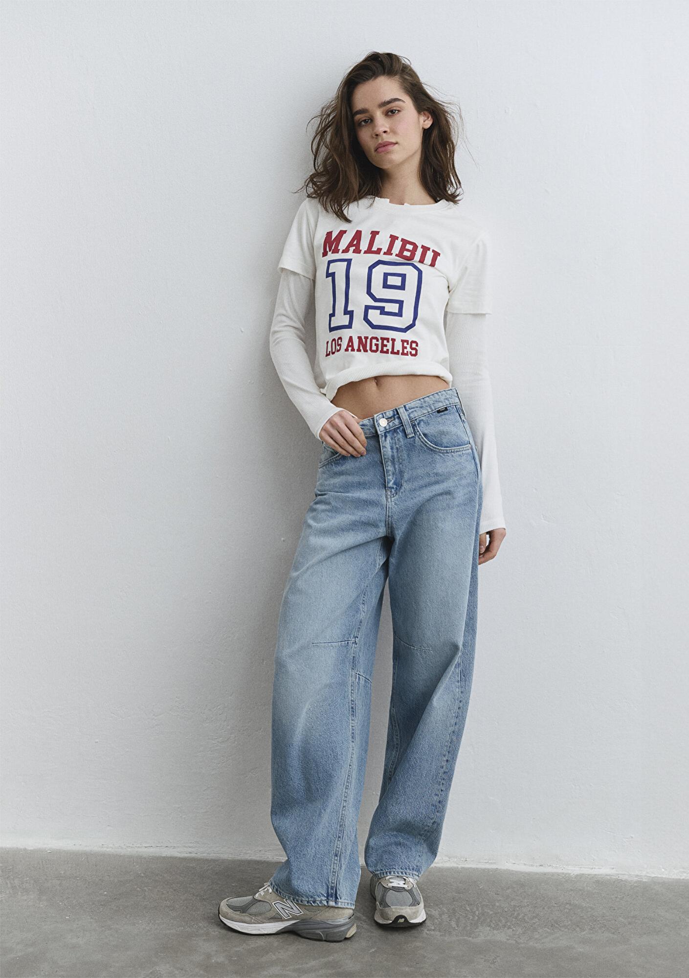 Mavi Lisa 90lar Tokalı İndigo Mavisi Jean Pantolon 1010938-89253