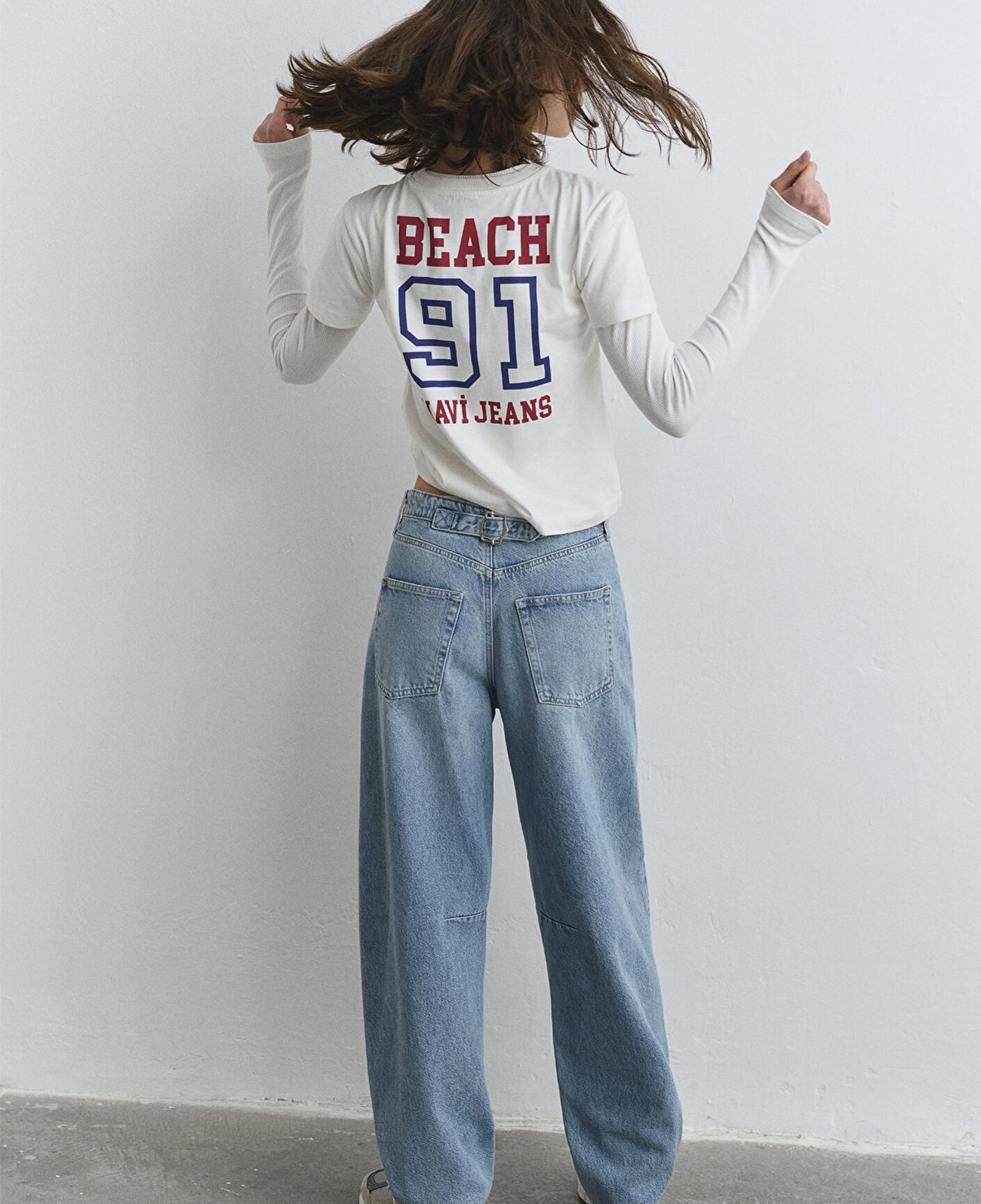 Mavi Lisa 90lar Tokalı İndigo Mavisi Jean Pantolon 1010938-89253