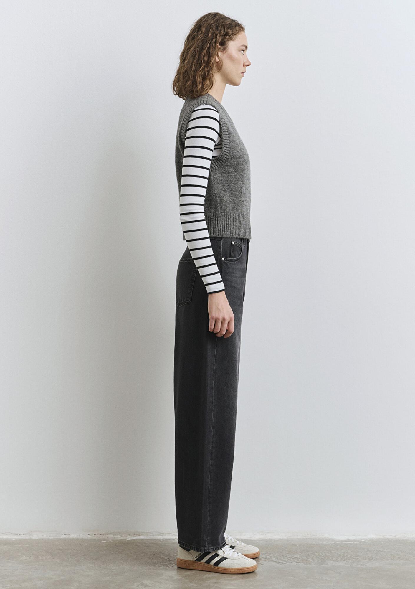 Mavi Lisa 90lar Tokalı Gri Smoke Jean Pantolon 1010938-89254