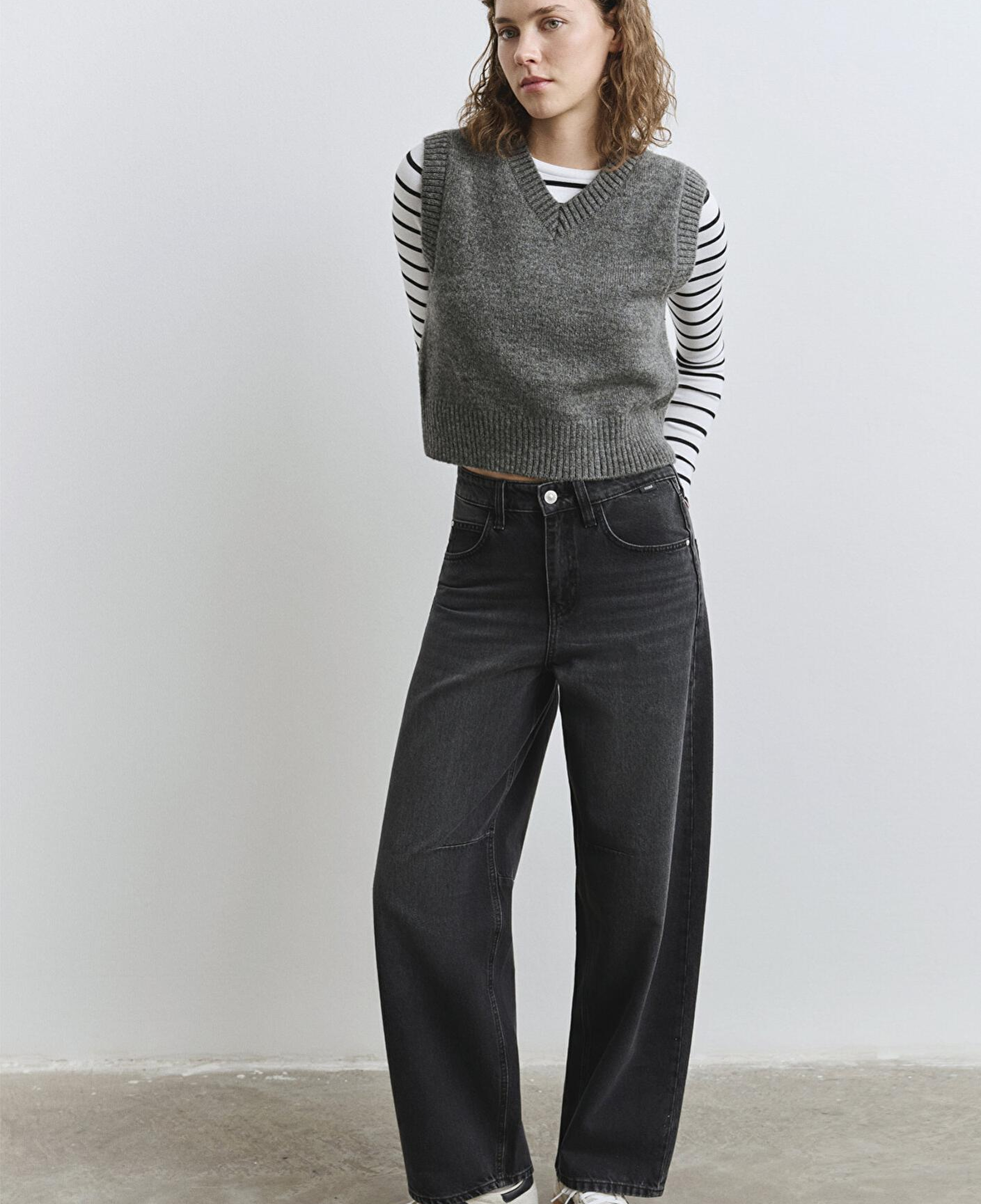 Mavi Lisa 90lar Tokalı Gri Smoke Jean Pantolon 1010938-89254