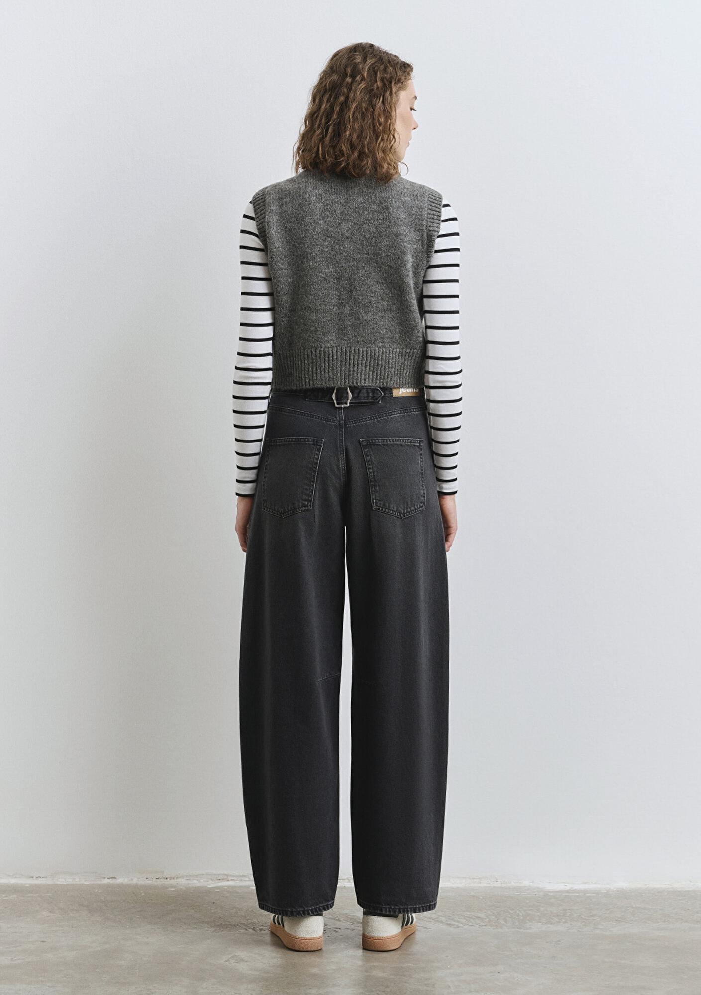 Mavi Lisa 90lar Tokalı Gri Smoke Jean Pantolon 1010938-89254