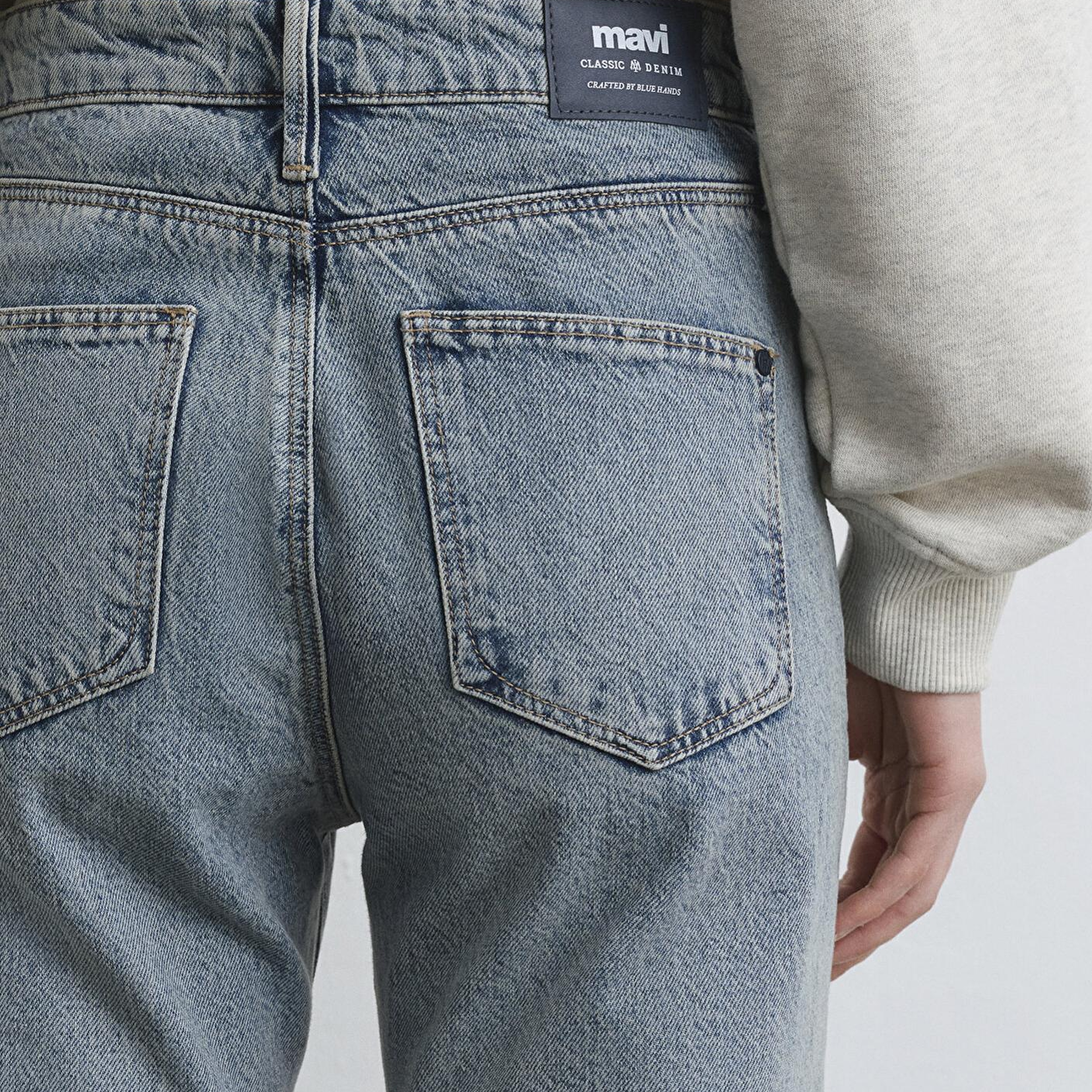 Mavi Jane Classic Denim Puslu Açık Mavi Jean Pantolon 1010917-89059