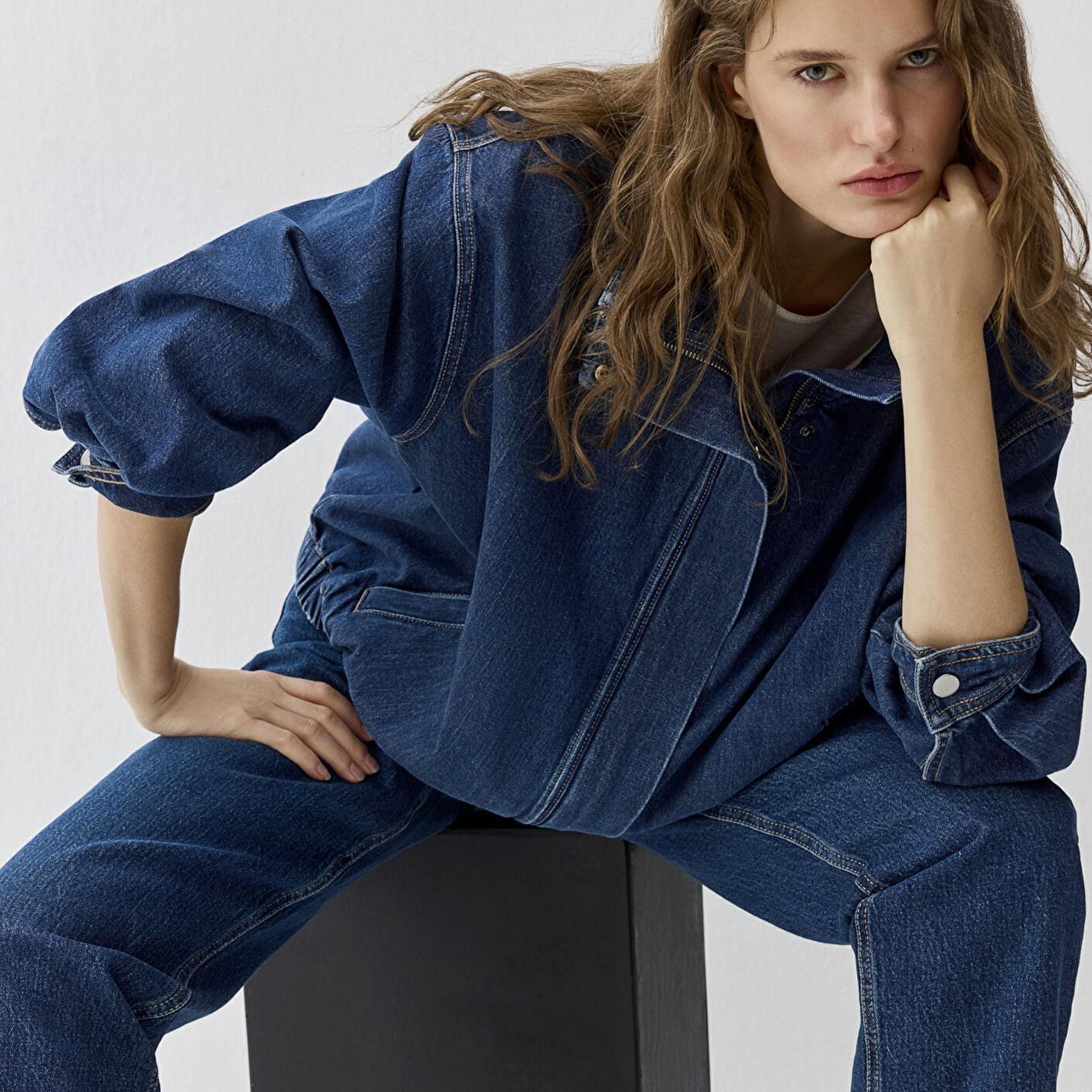 Mavi Mira Dark Blue Icon Bomber Jean Ceket 1121058-A3354