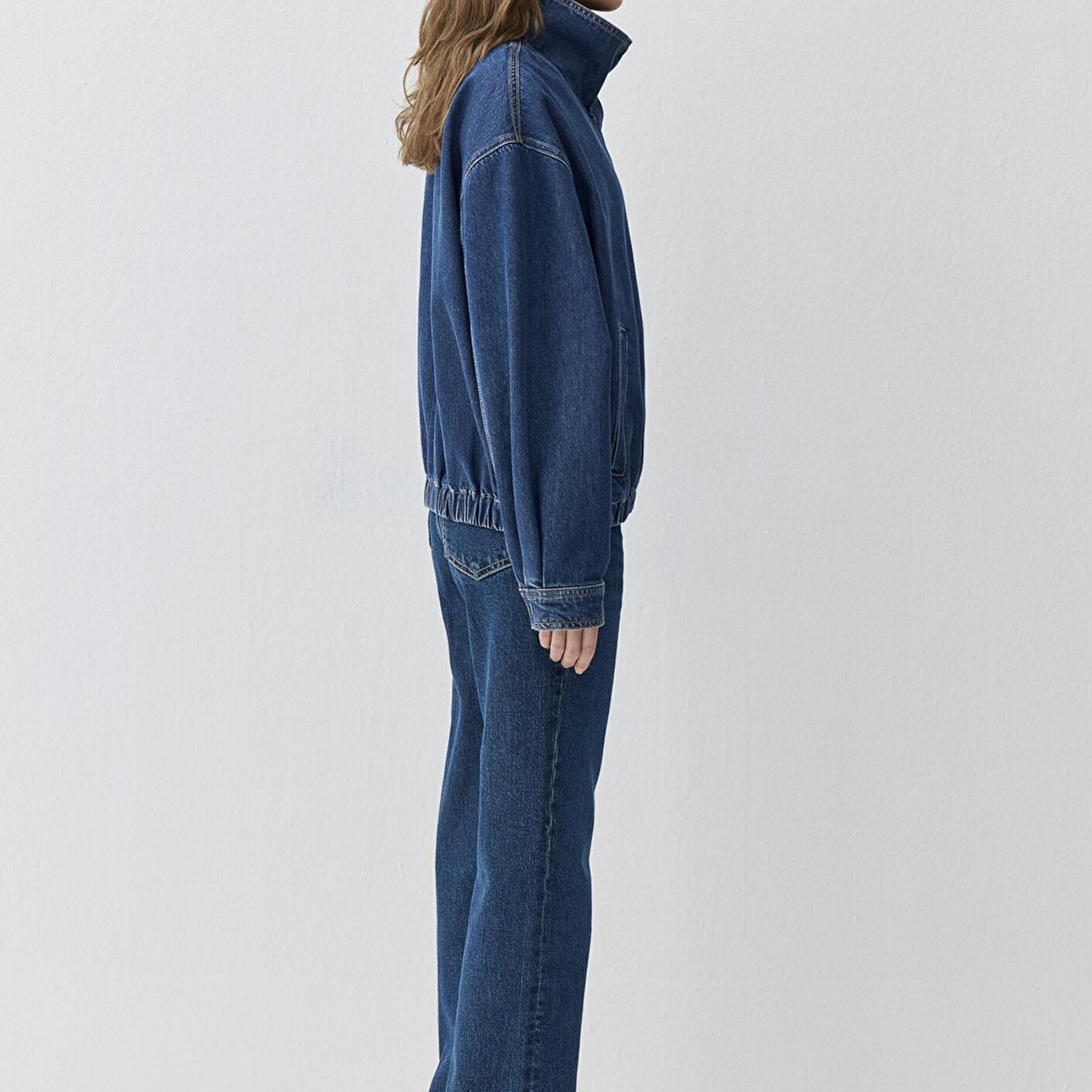 Mavi Mira Dark Blue Icon Bomber Jean Ceket 1121058-A3354