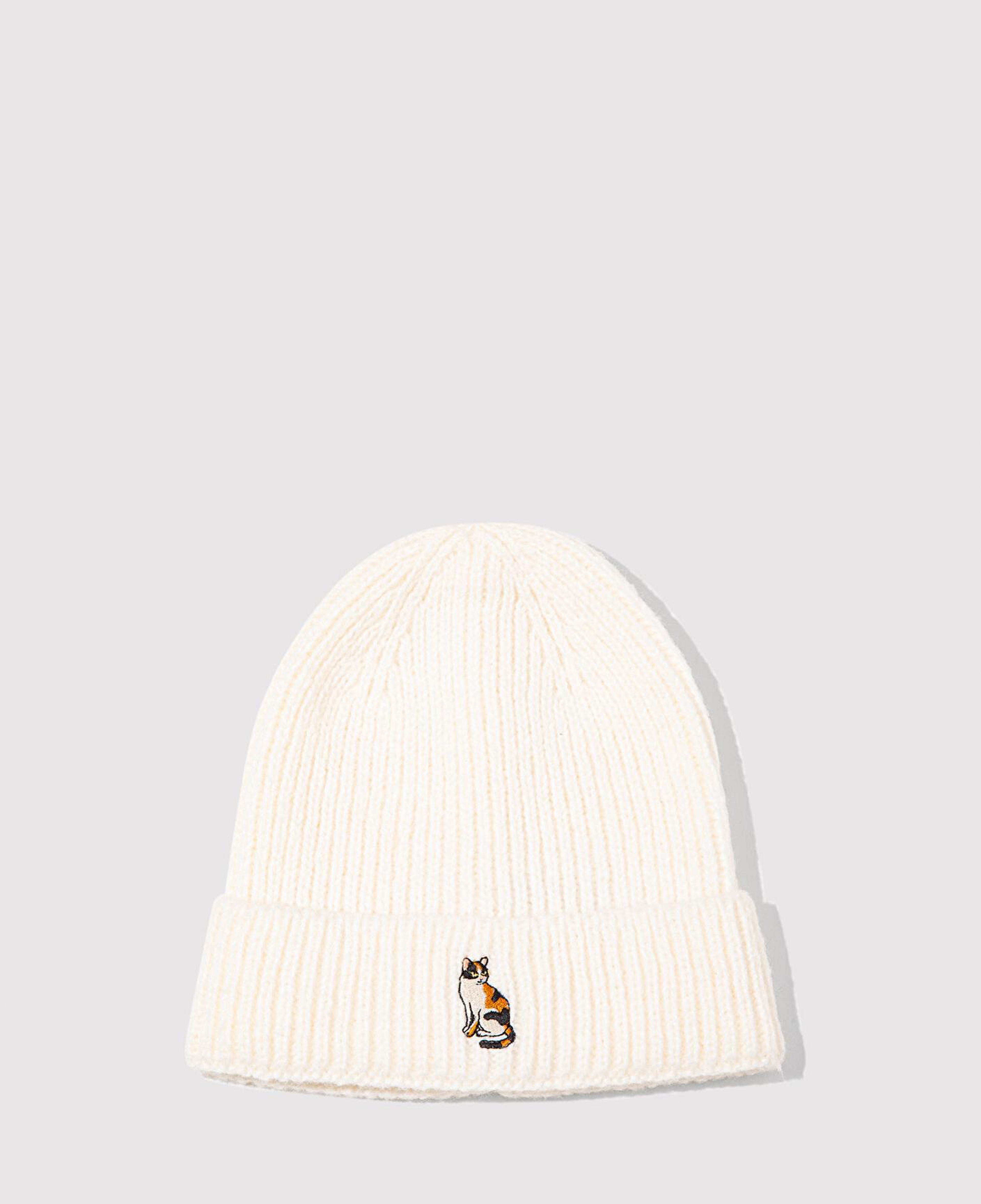 Mavi Kedi Nakışlı Ekru Bere 1913940-80194