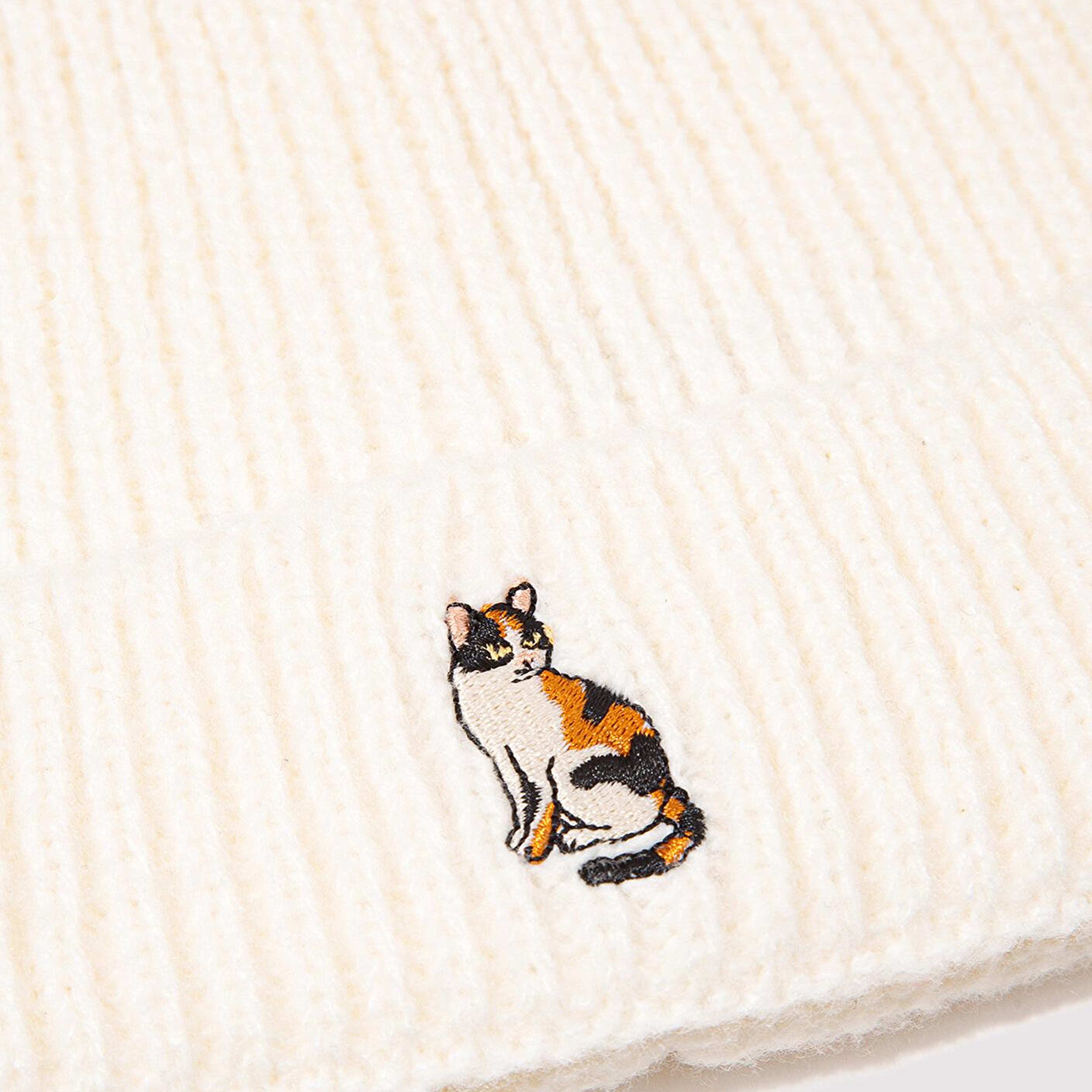 Mavi Kedi Nakışlı Ekru Bere 1913940-80194