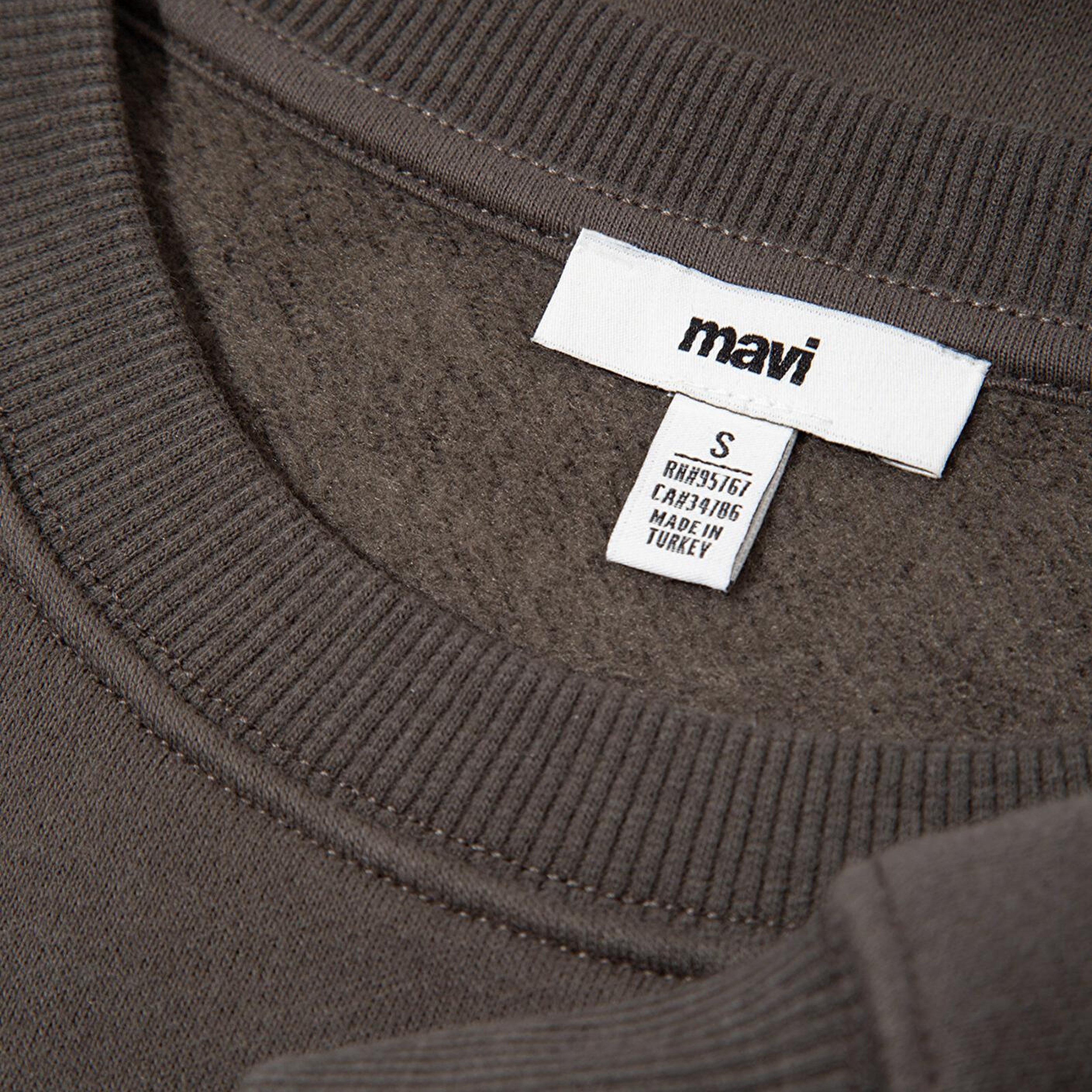 Mavi Mavi Logo Baskılı Haki Sweatshirt 1S10490-71553