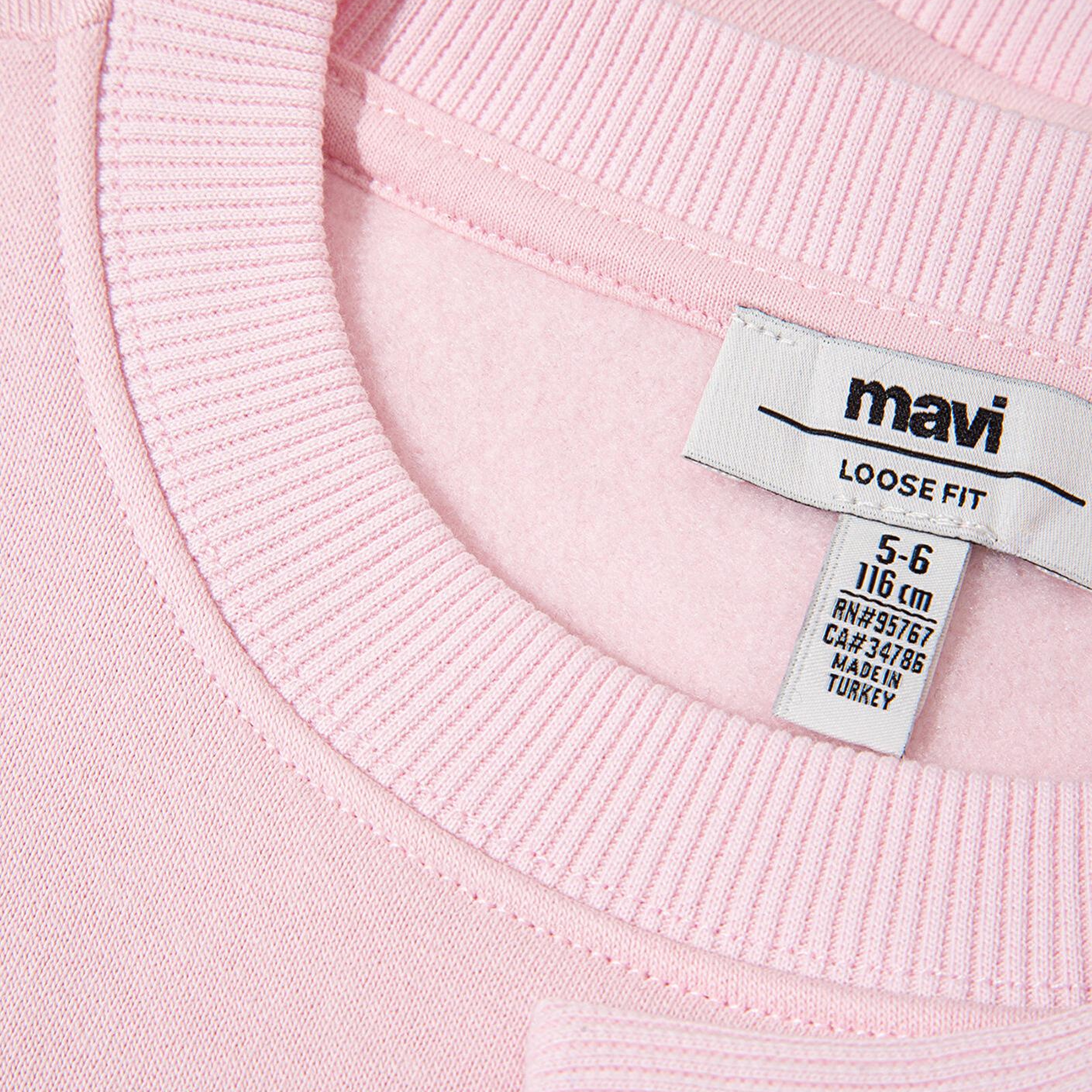 Mavi Barbie Baskılı Pembe Sweatshirt 7S10185-71007