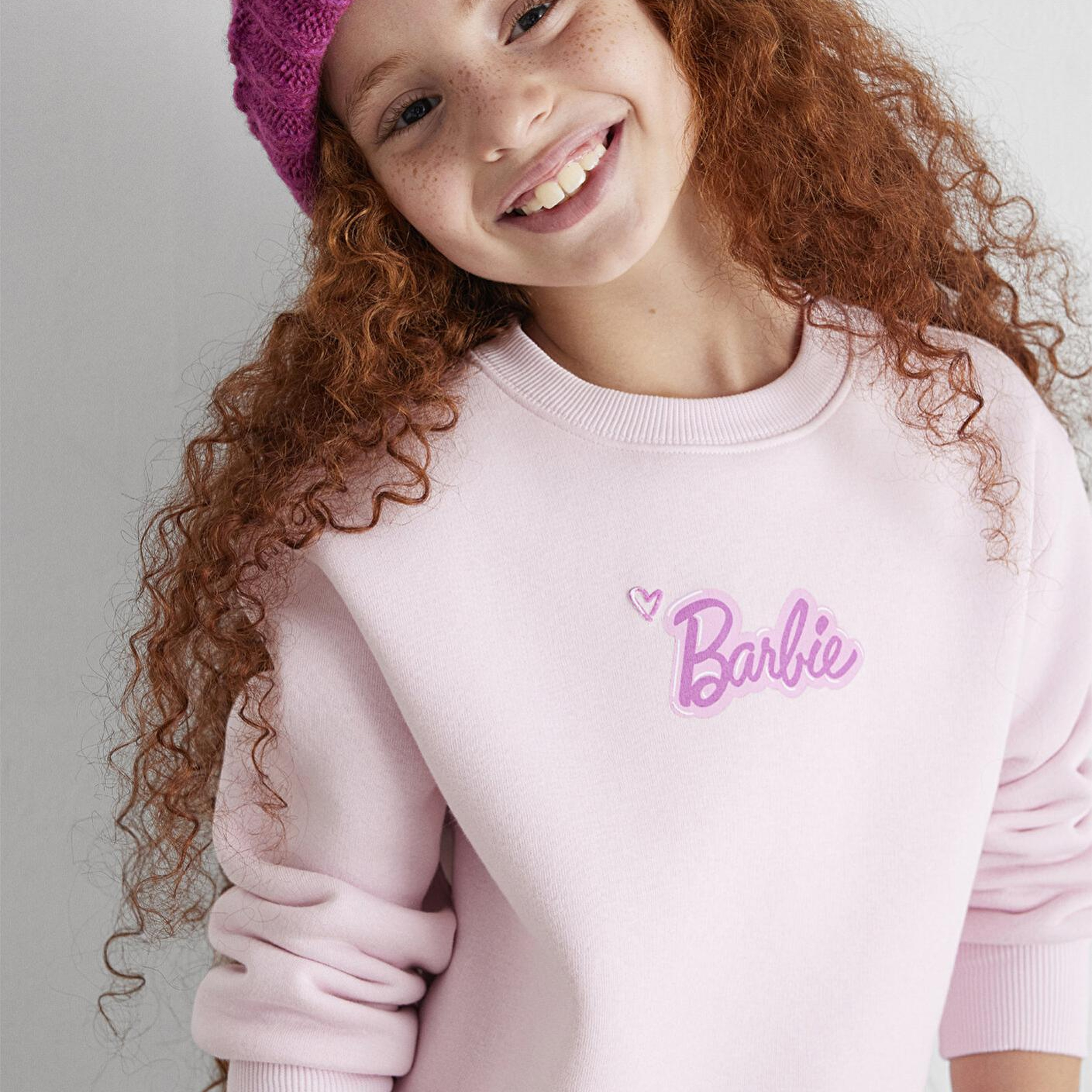 Mavi Barbie Baskılı Pembe Sweatshirt 7S10185-71007