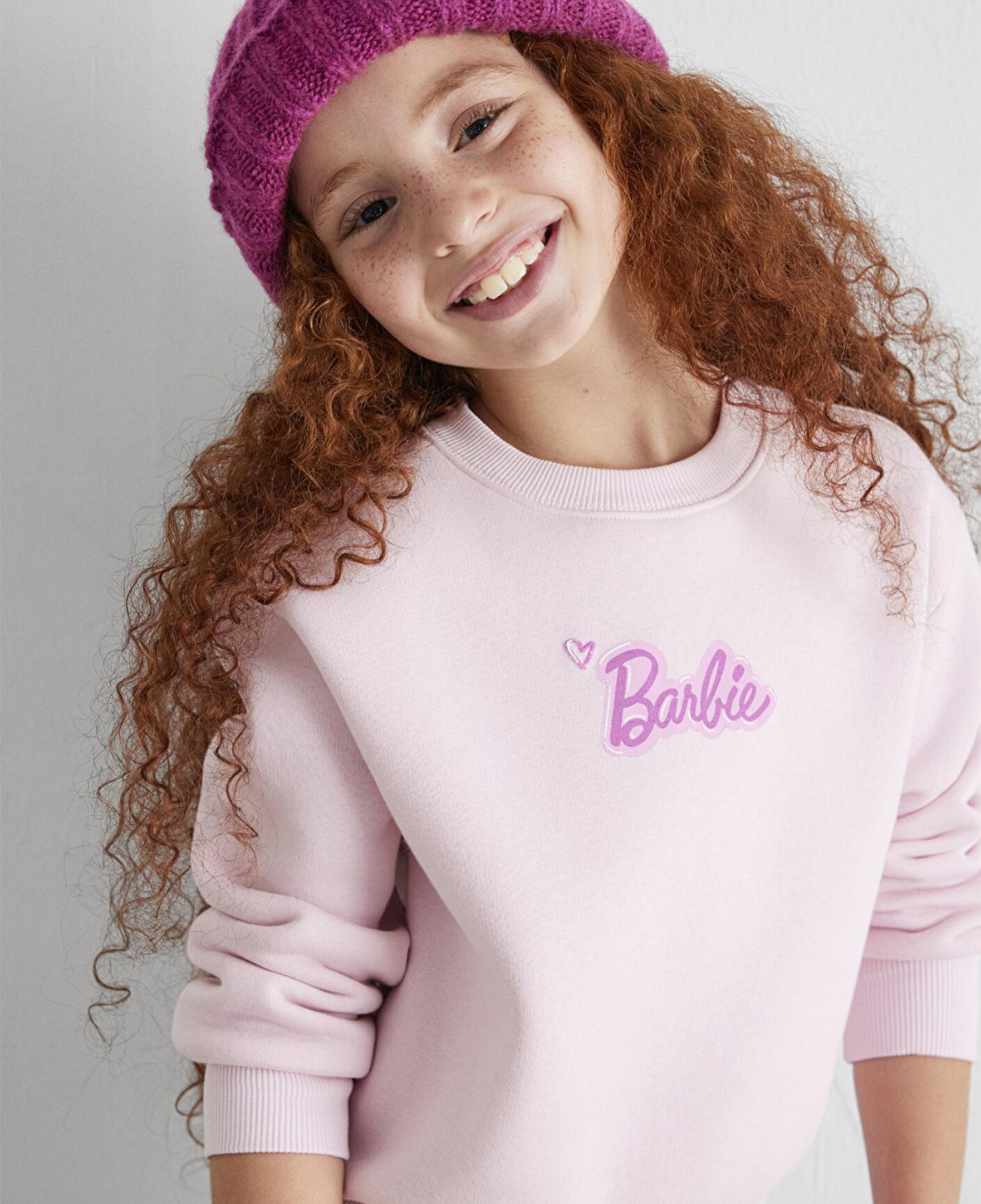 Mavi Barbie Baskılı Pembe Sweatshirt 7S10185-71007