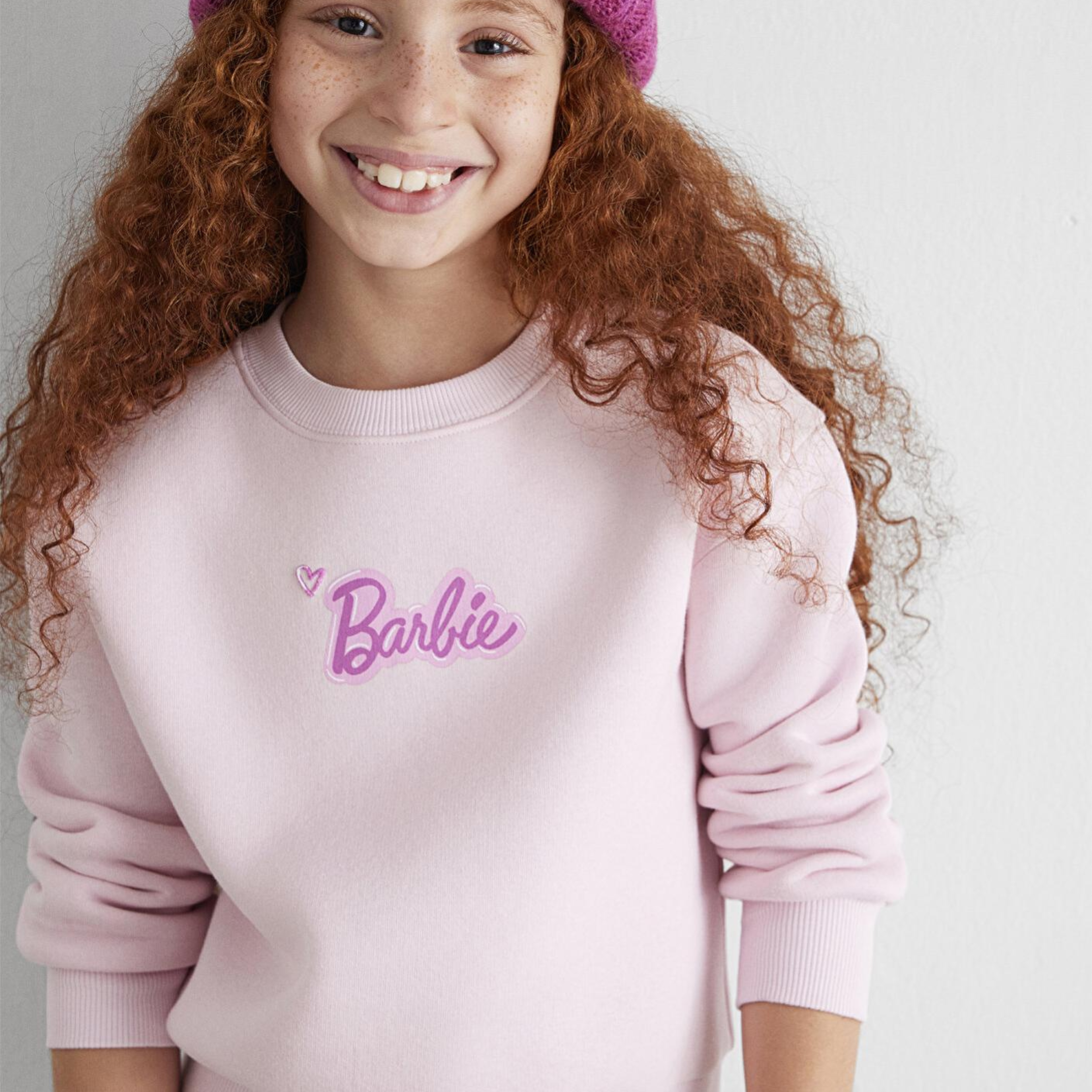 Mavi Barbie Baskılı Pembe Sweatshirt 7S10185-71007