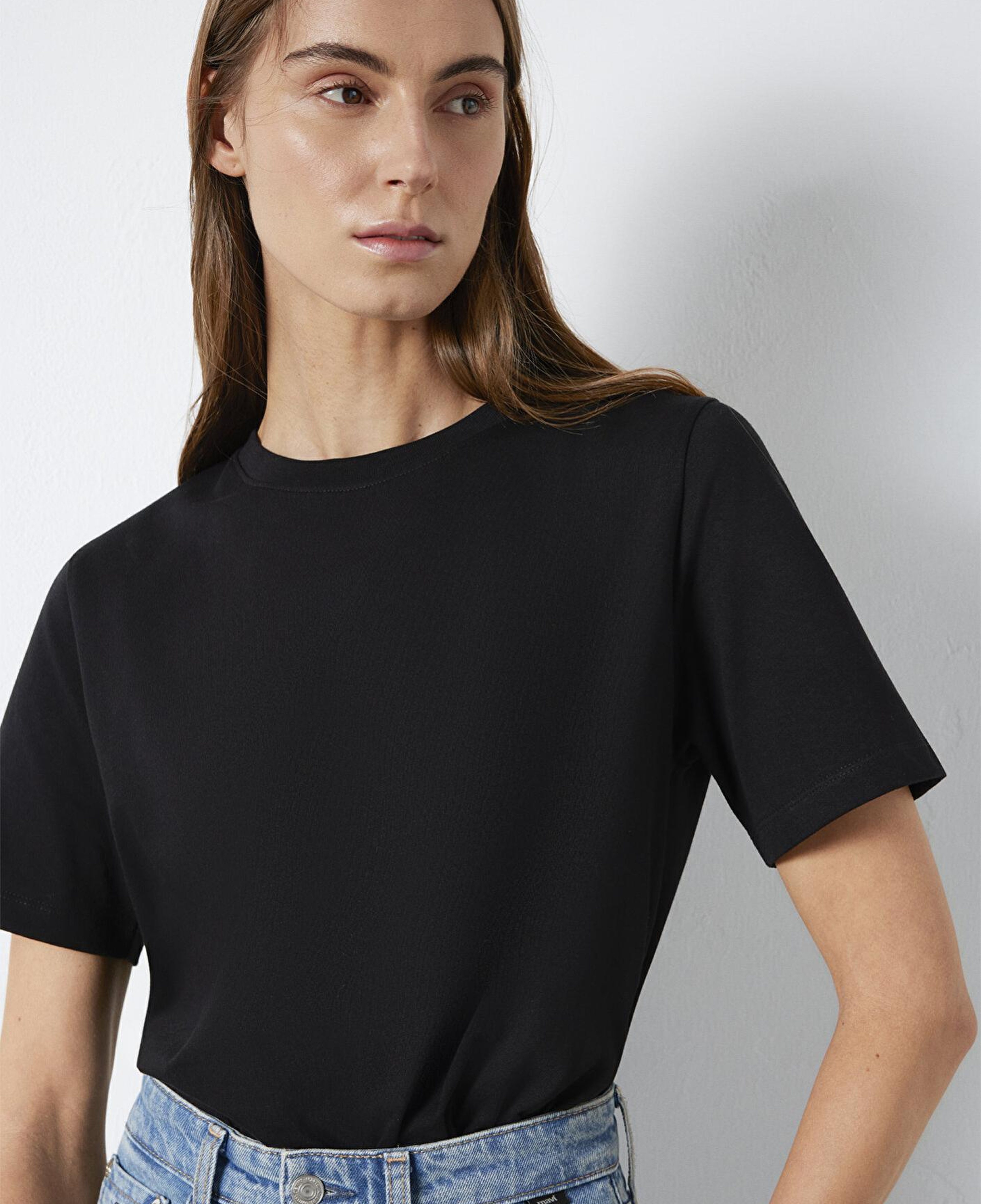 Mavi Siyah Basic Tişört Regular Fit / Normal Kesim 1600965-900