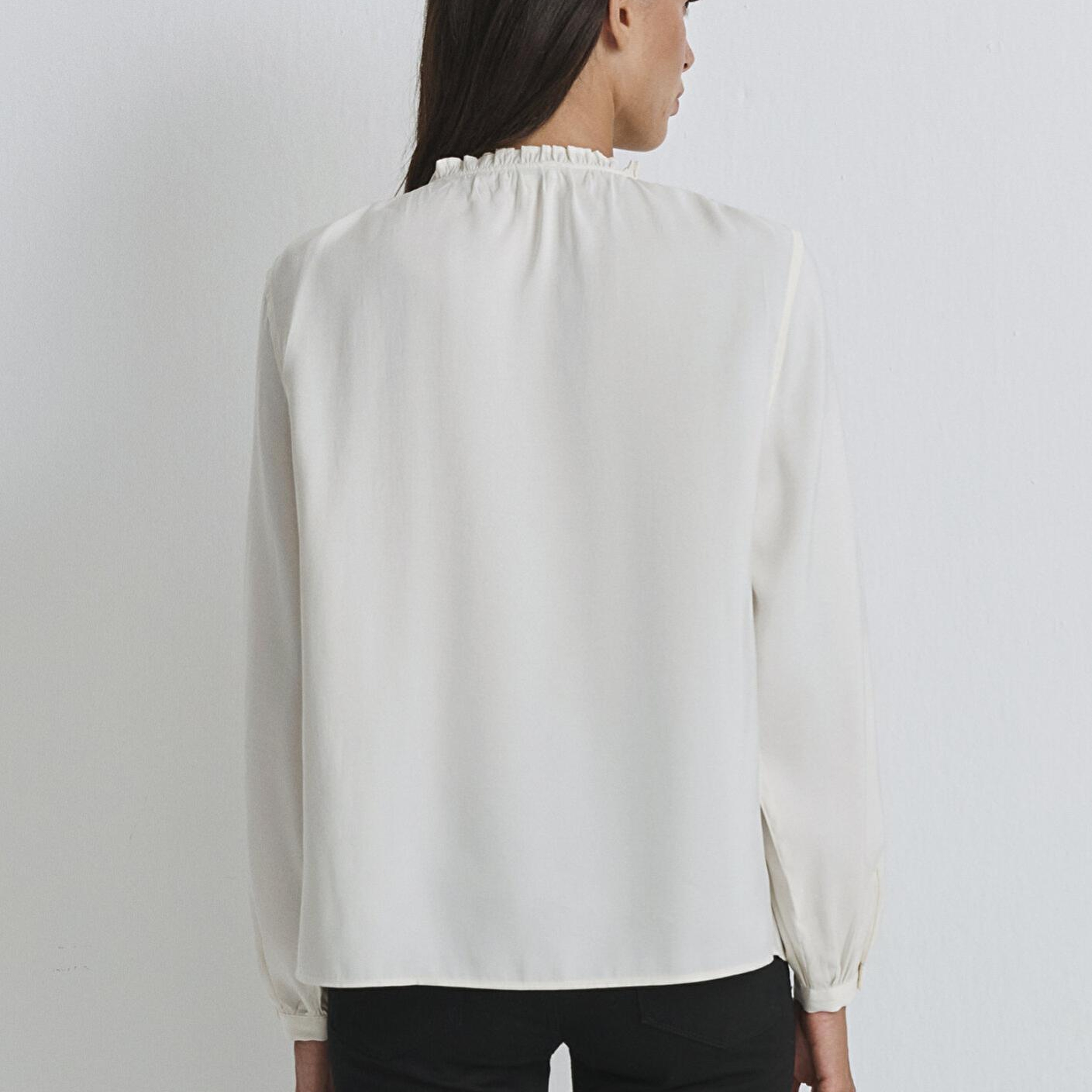 Mavi Ekru (TENCEL™) Karışımlı Gömlek 1211421-80194