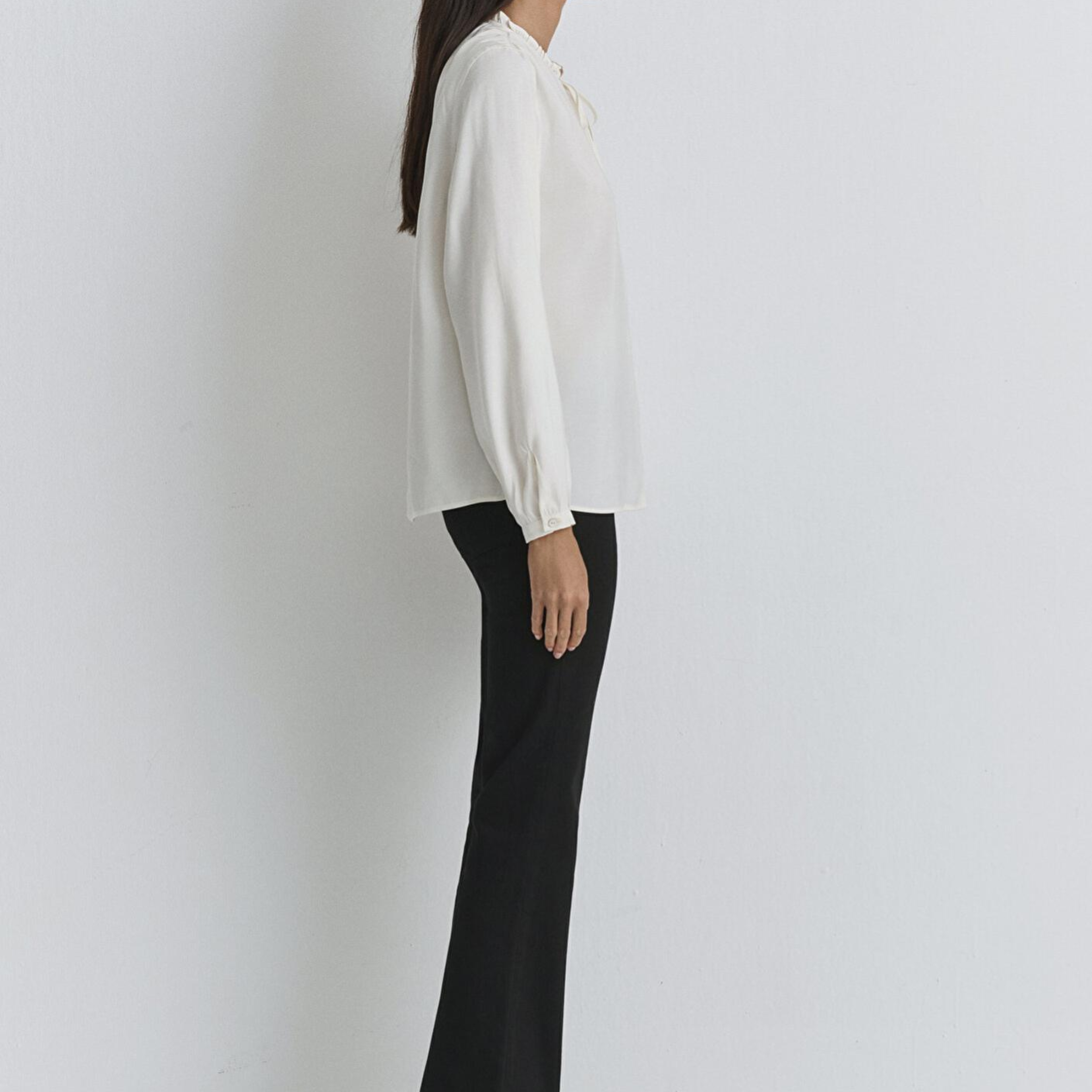 Mavi Ekru (TENCEL™) Karışımlı Gömlek 1211421-80194