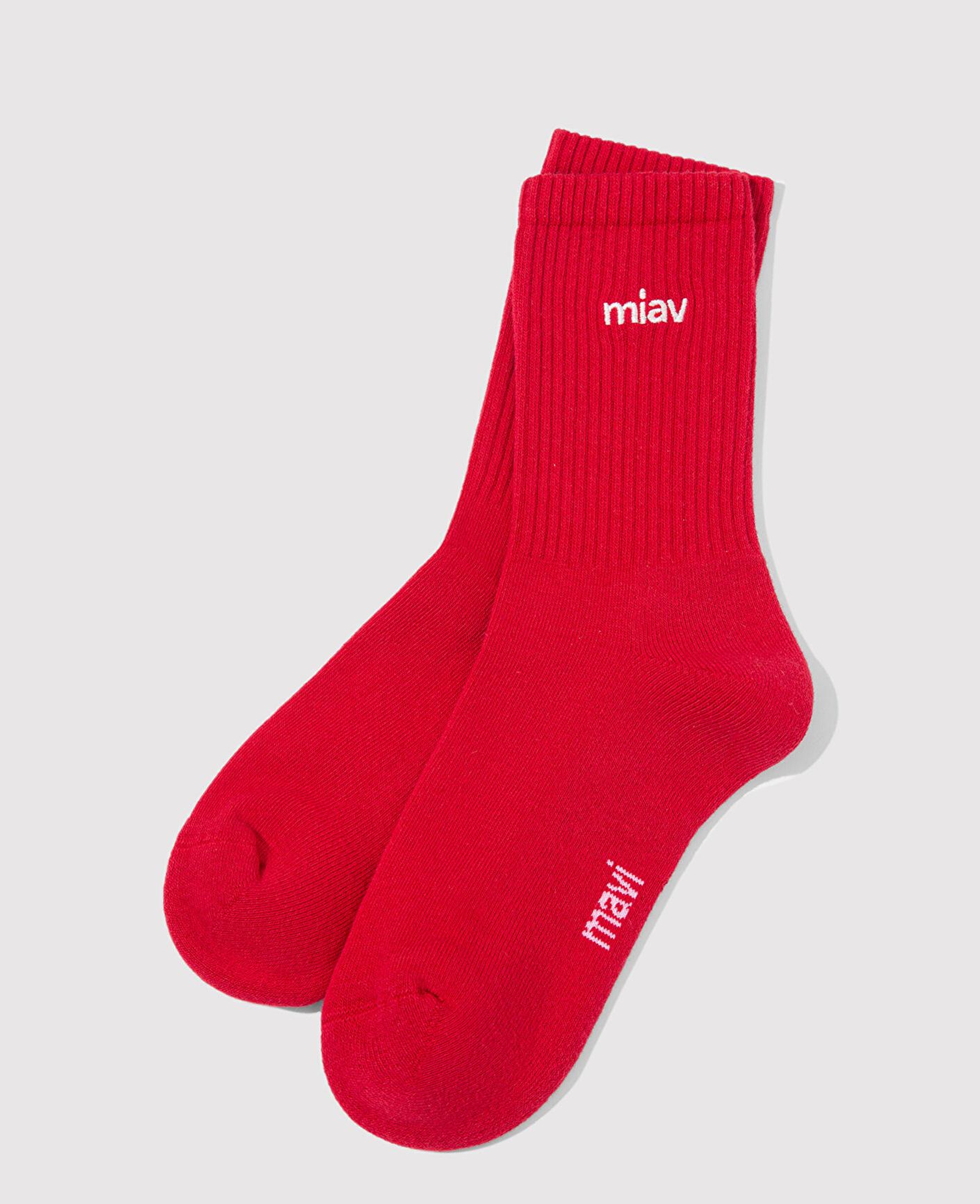 Mavi Yılbaşı Temalı Miav Soket Çorap 1913899-10076