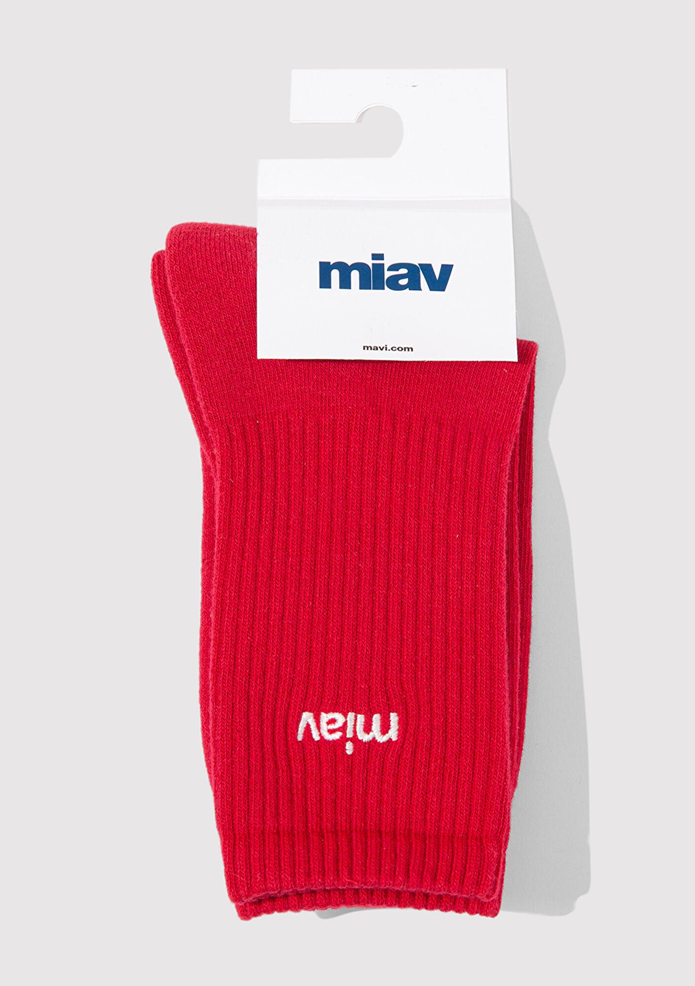 Mavi Yılbaşı Temalı Miav Soket Çorap 1913899-10076