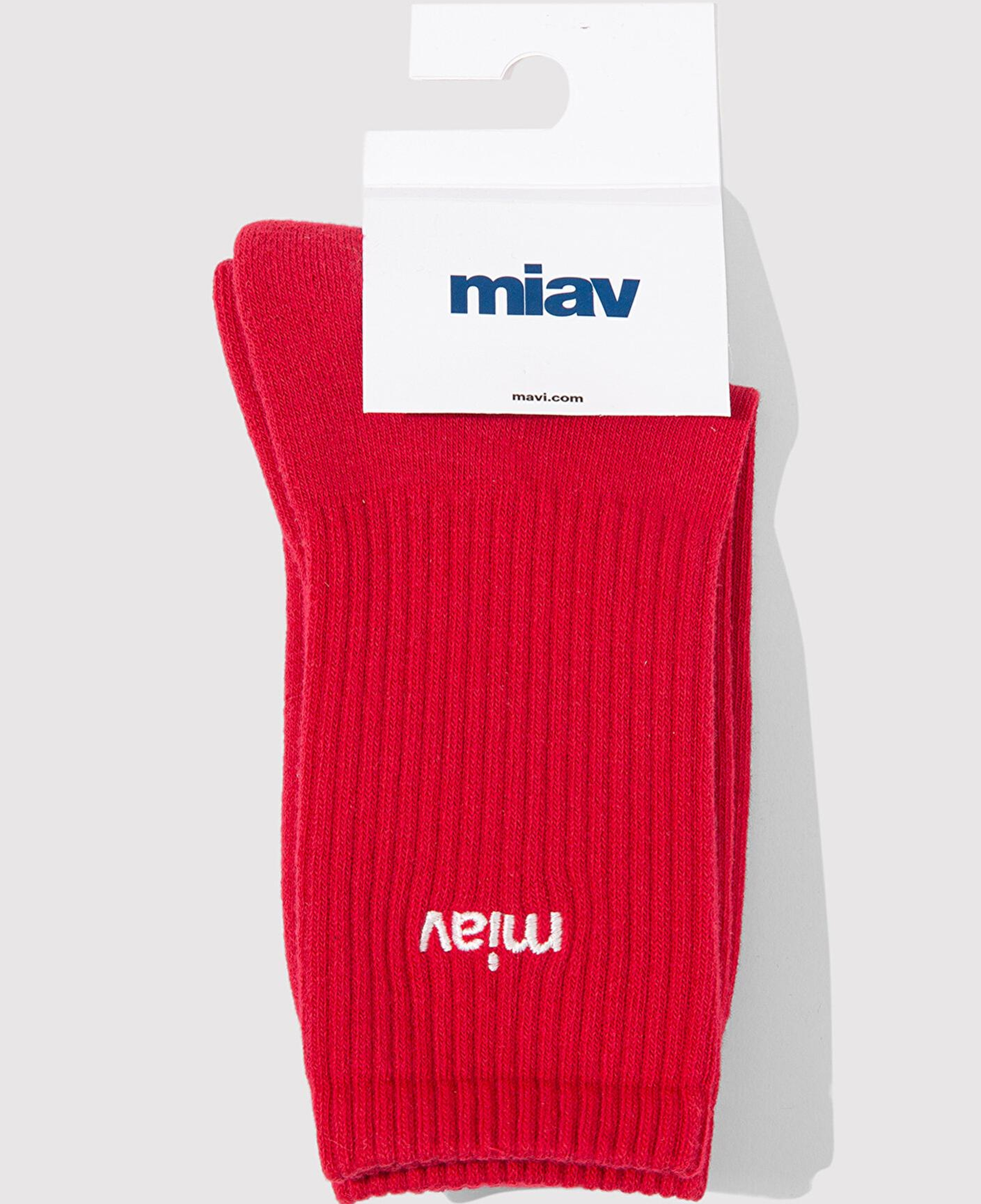 Mavi Yılbaşı Temalı Miav Soket Çorap 1913899-10076