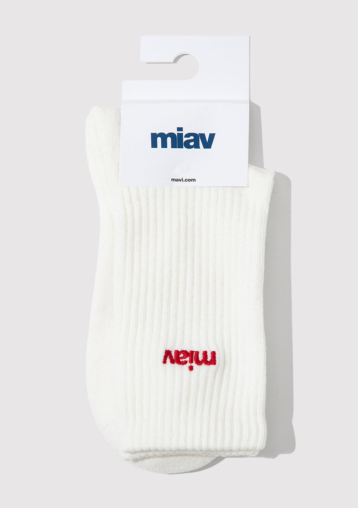 Mavi Yılbaşı Temalı Miav Soket Çorap 1913899-620