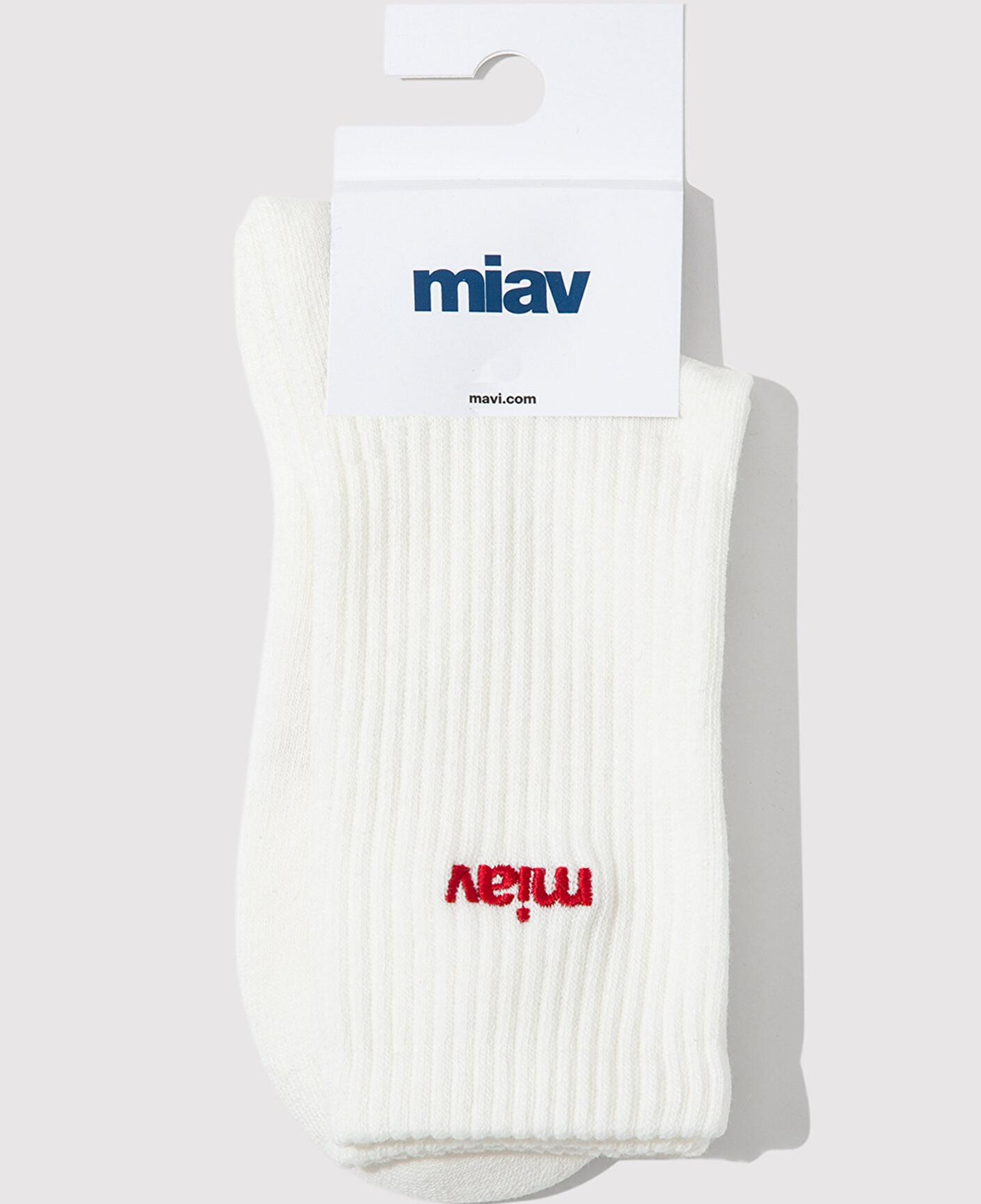 Mavi Yılbaşı Temalı Miav Soket Çorap 1913899-620