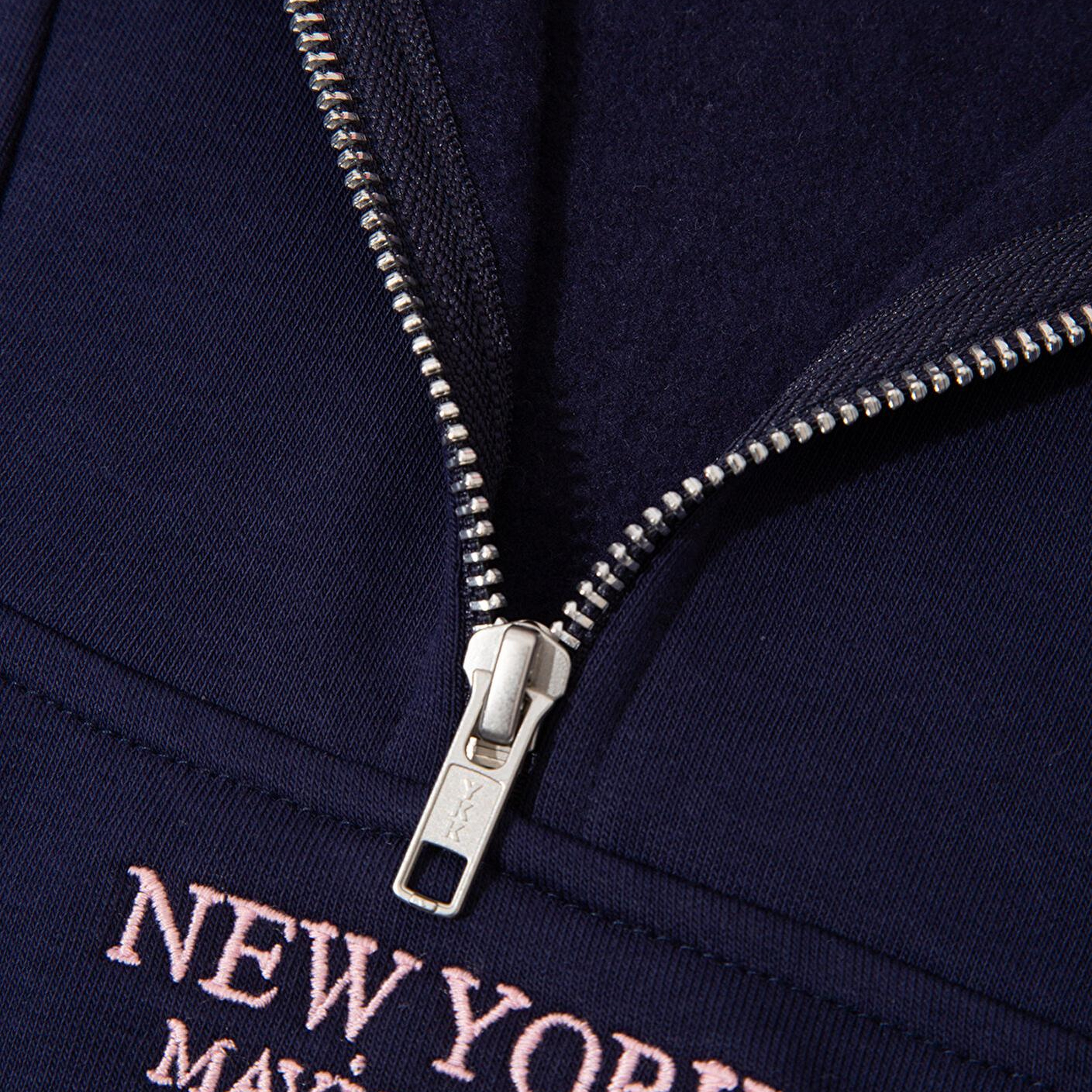 Mavi Yarı Fermuarlı Sırt Baskılı Lacivert Sweatshirt 1S10501-80729