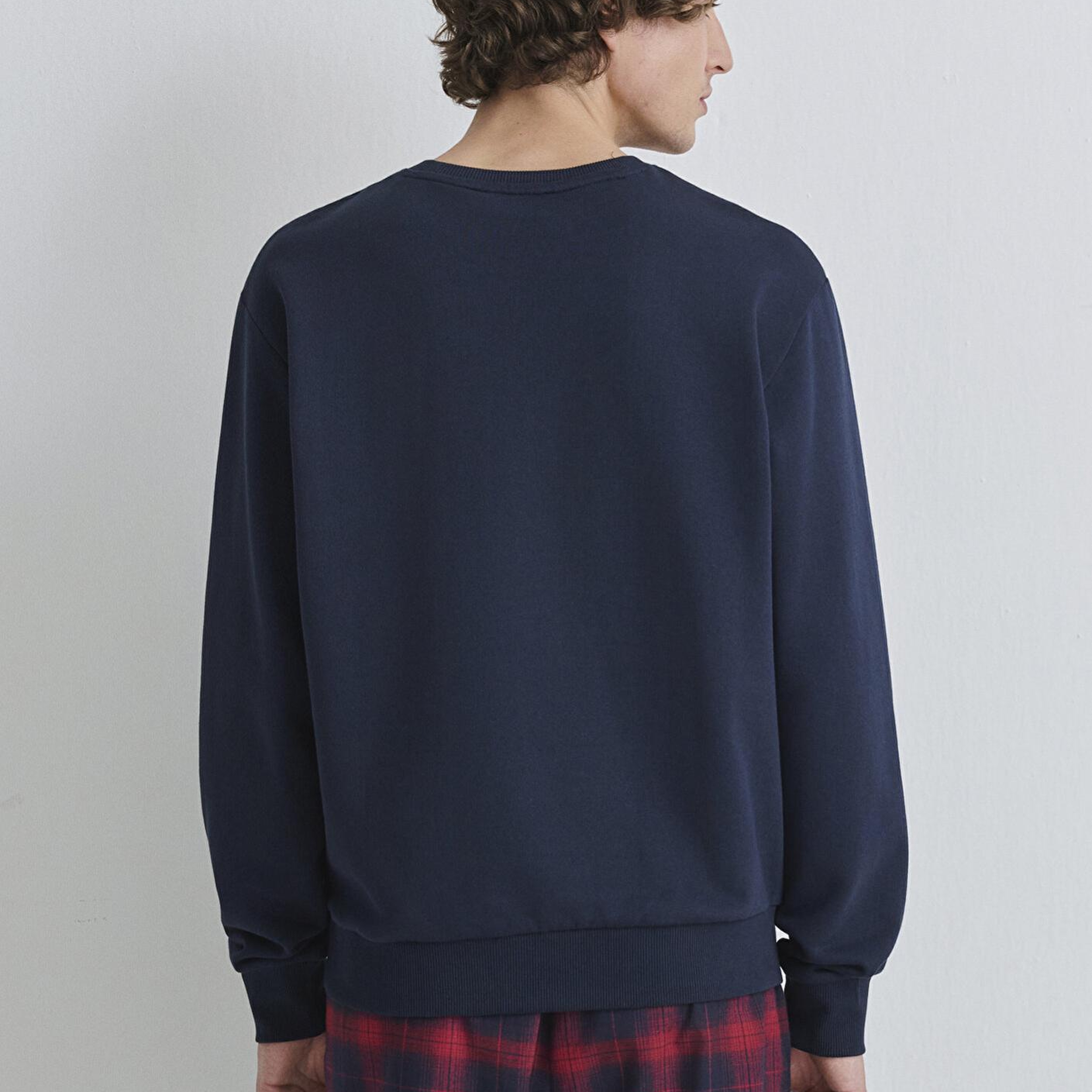 Mavi Yılbaşı Temalı Lacivert Sweatshirt 0S10553-82318