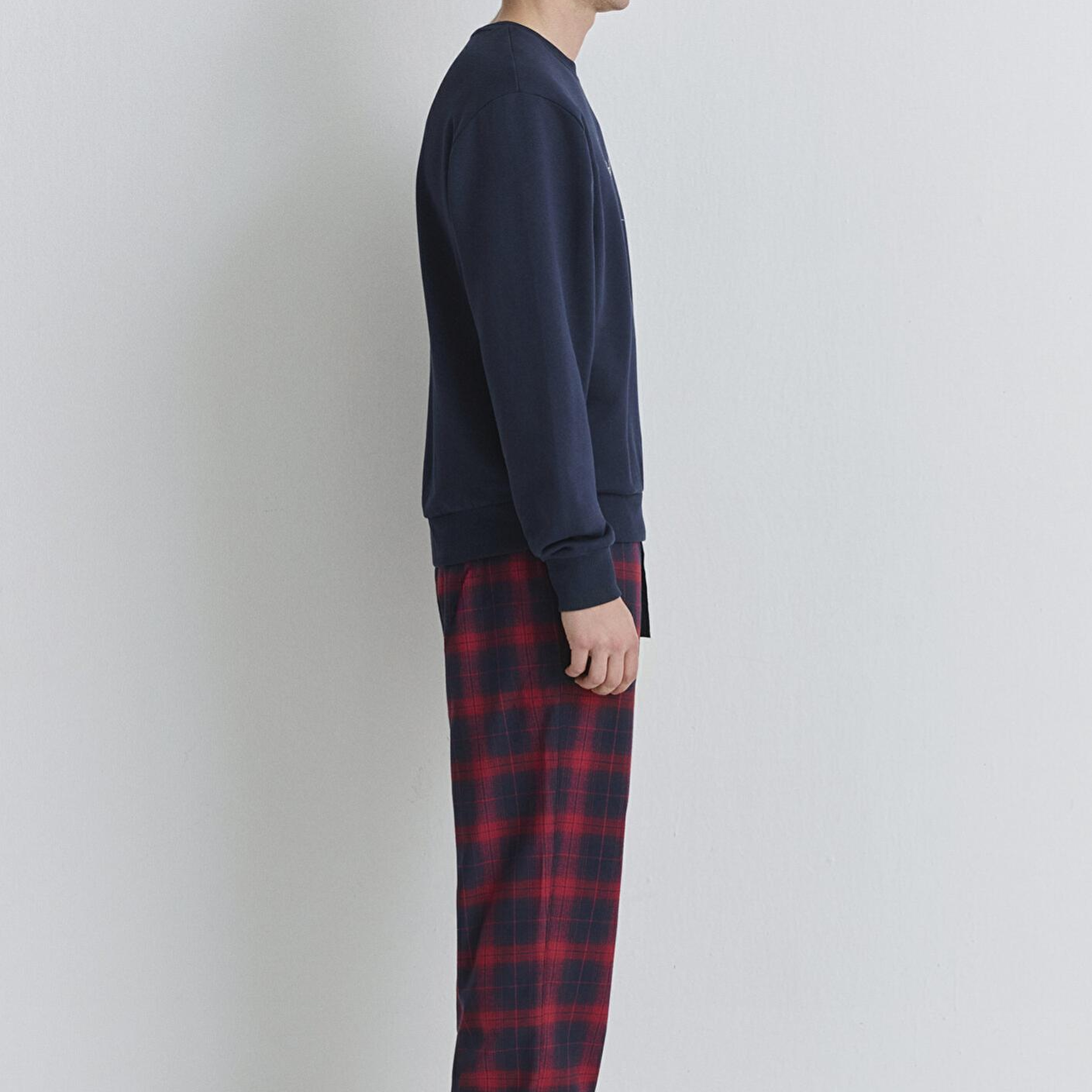 Mavi Yılbaşı Temalı Lacivert Sweatshirt 0S10553-82318