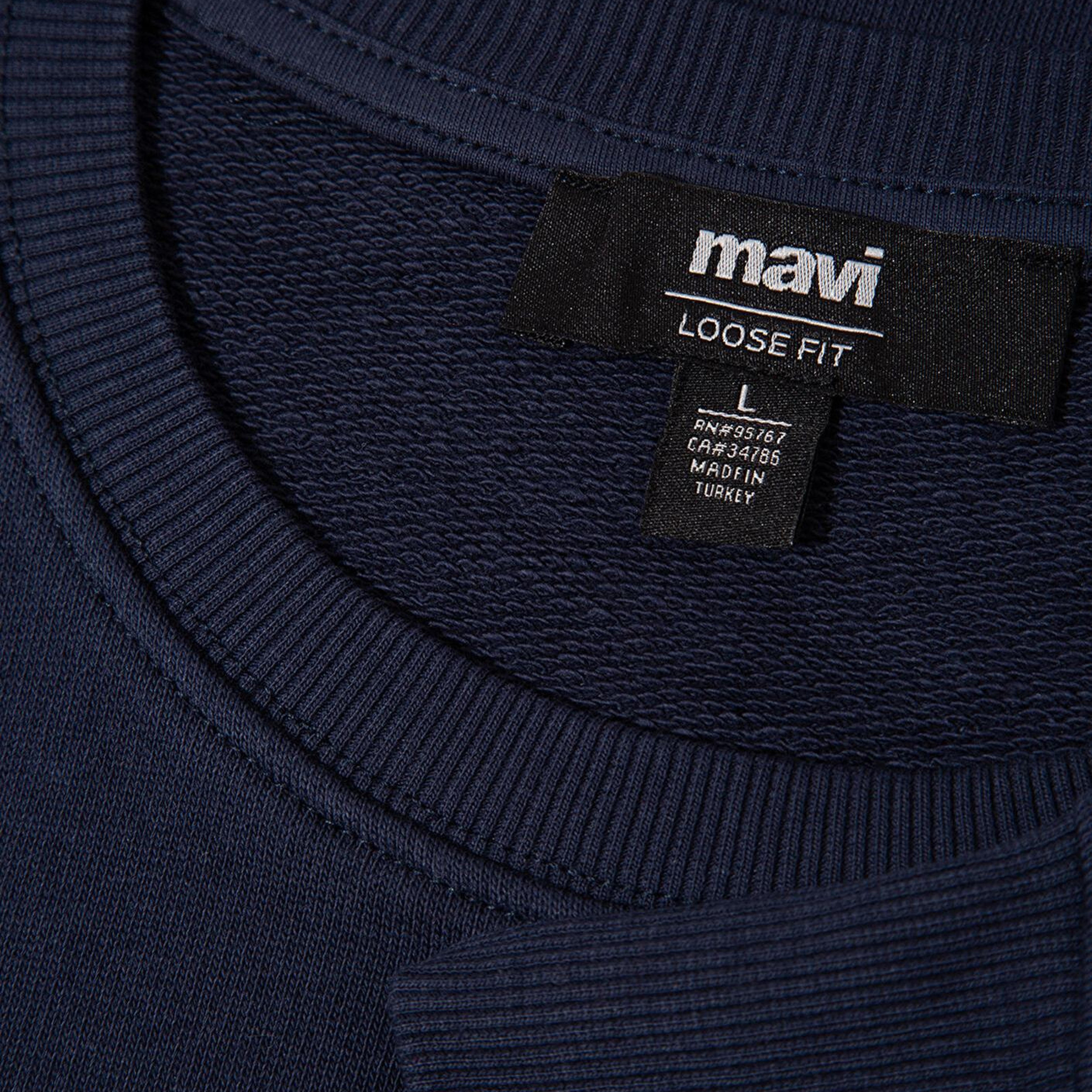 Mavi Yılbaşı Temalı Lacivert Sweatshirt 0S10553-82318