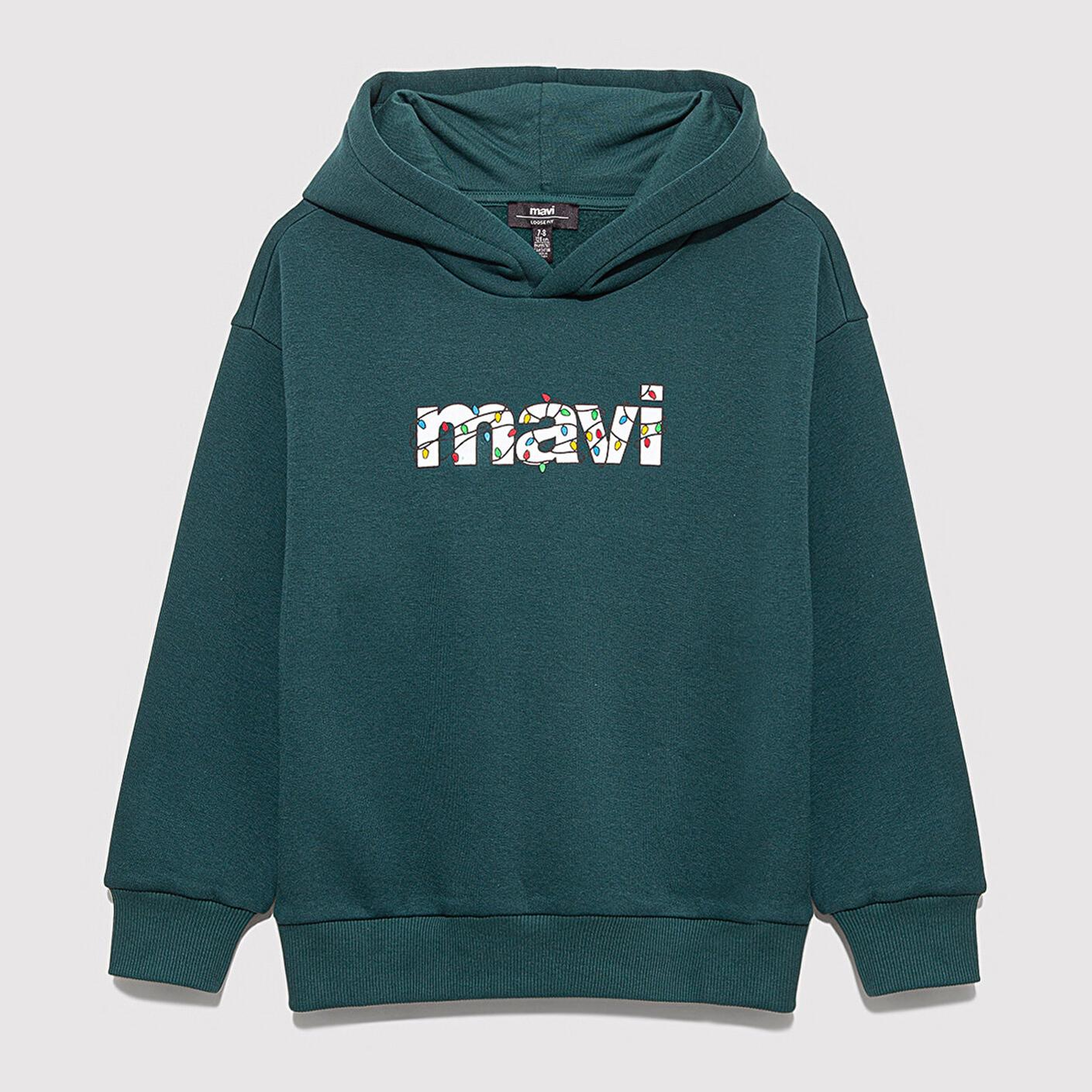Mavi Yılbaşı Temalı Yeşil Sweatshirt 6S10178-71932
