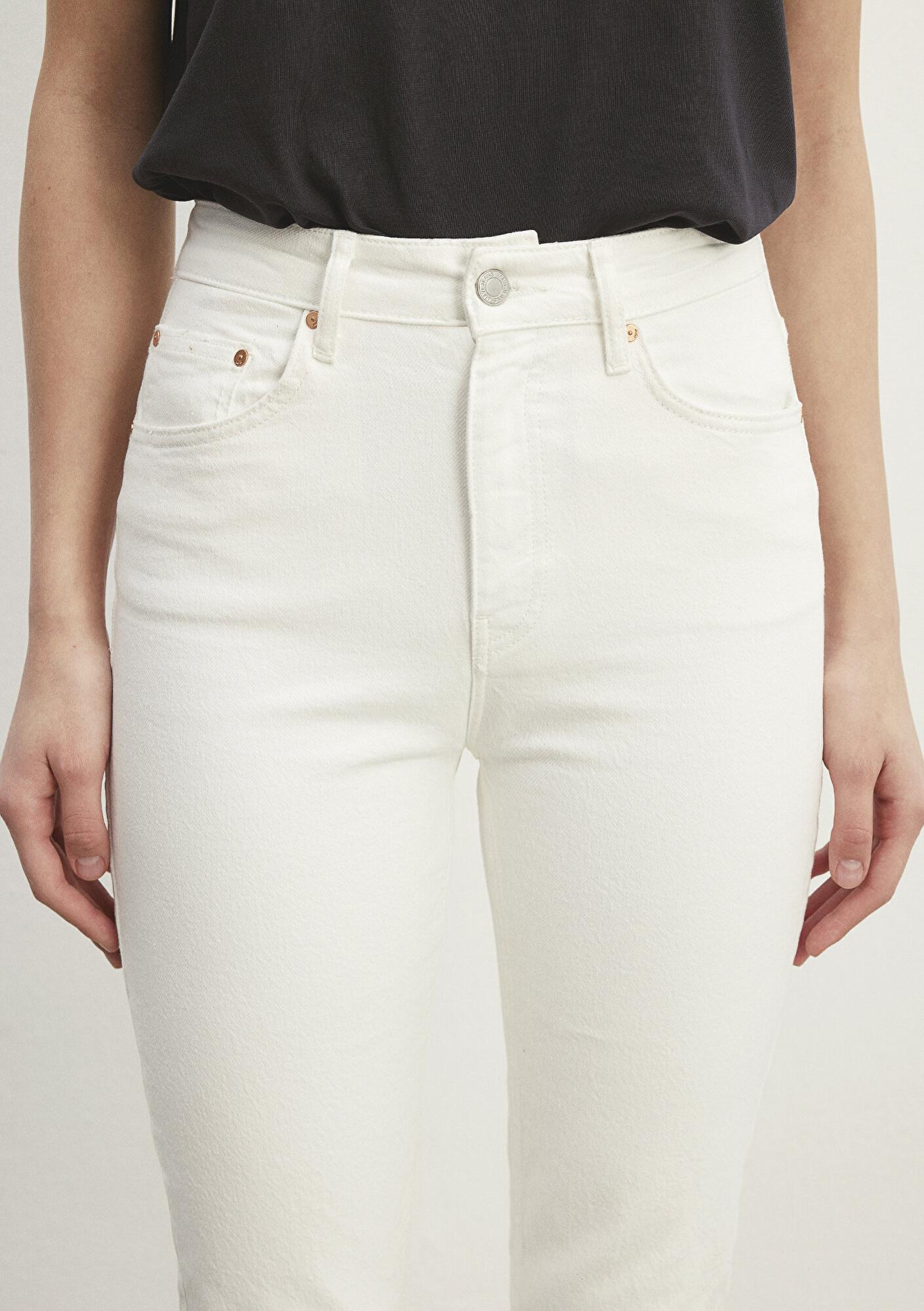 Mavi New York Real Blue Beyaz Jean Pantolon 101441-81364