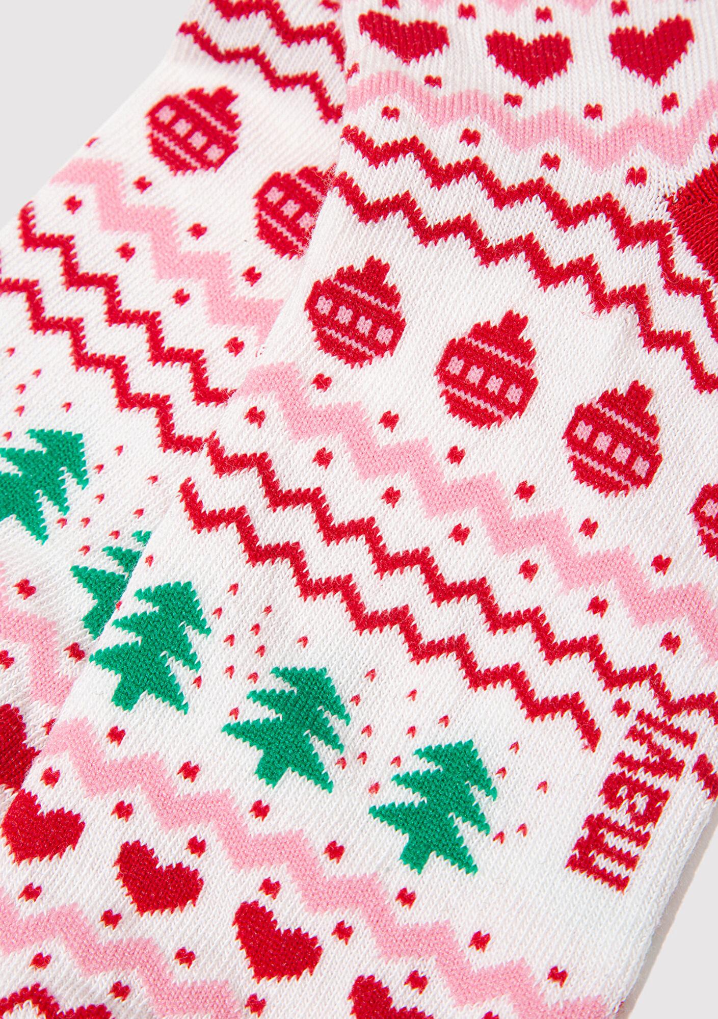 Mavi Yılbaşı Temalı Soket Çorap 1913662-70053