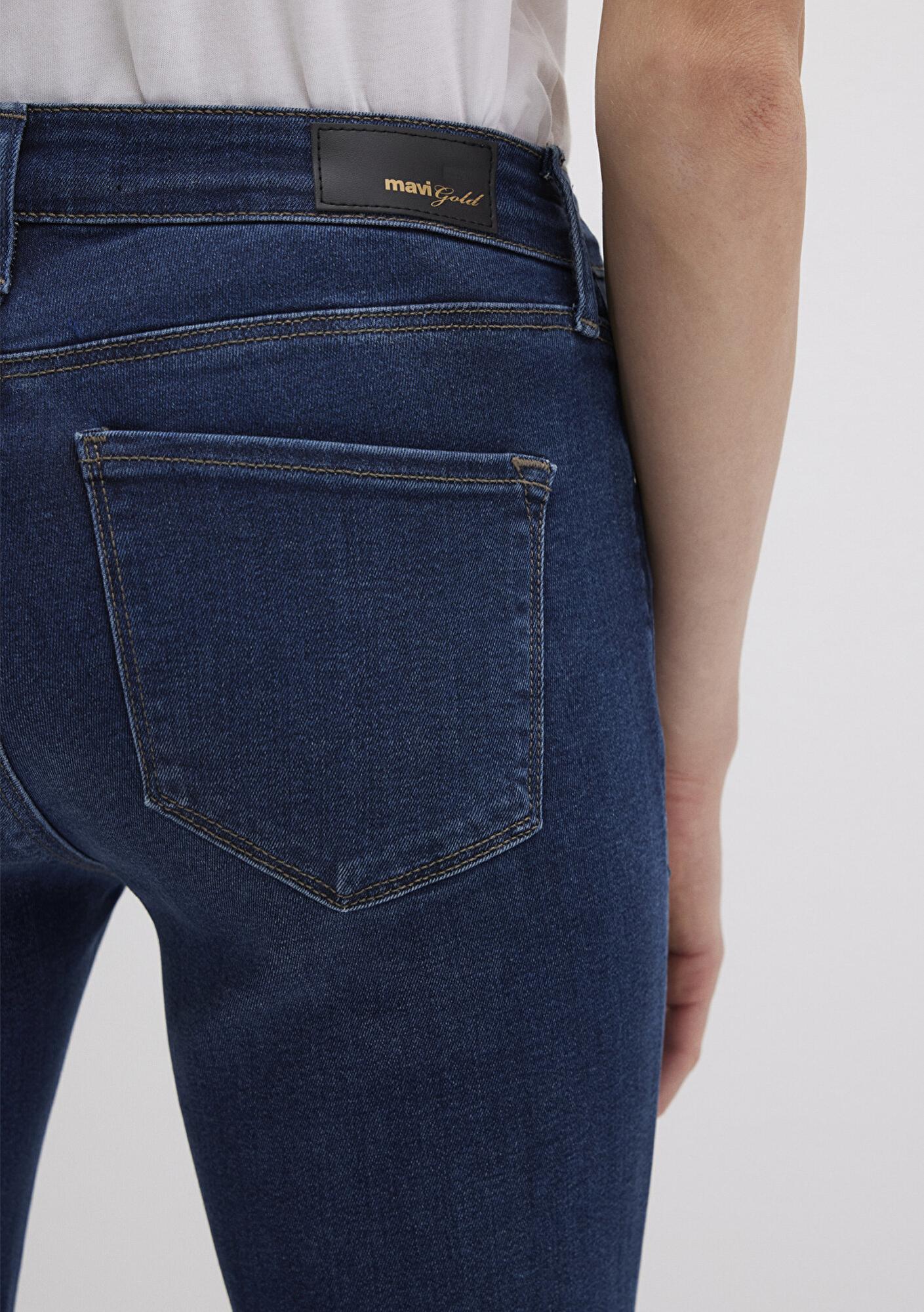 Mavi Molly Gold Klasik Koyu Mavi Jean Pantolon 1013684068