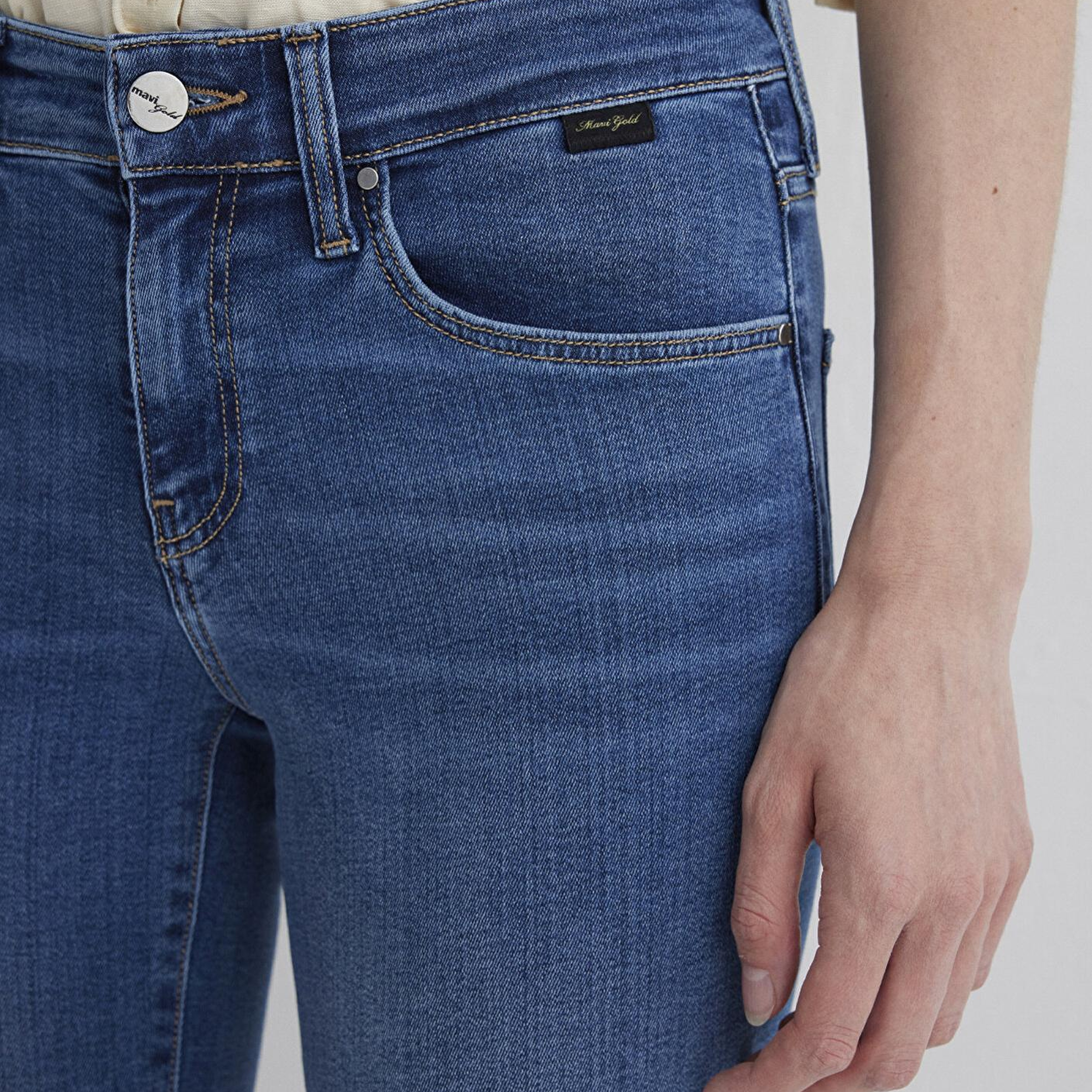 Mavi Mona Gold Klasik Gölgeli Indigo Mavisi Jean Pantolon 1049784195