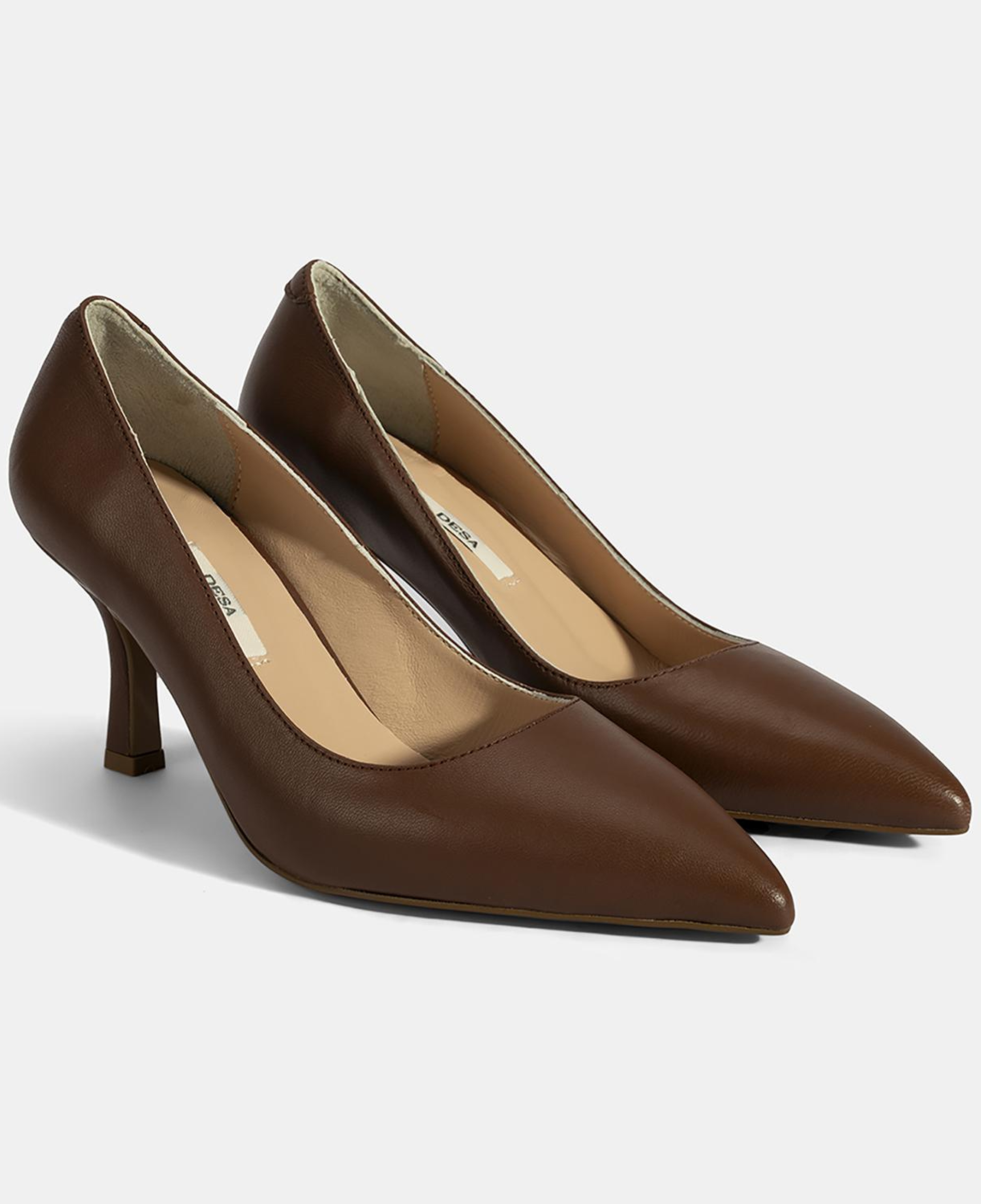 Kadın Taba Deri Stiletto