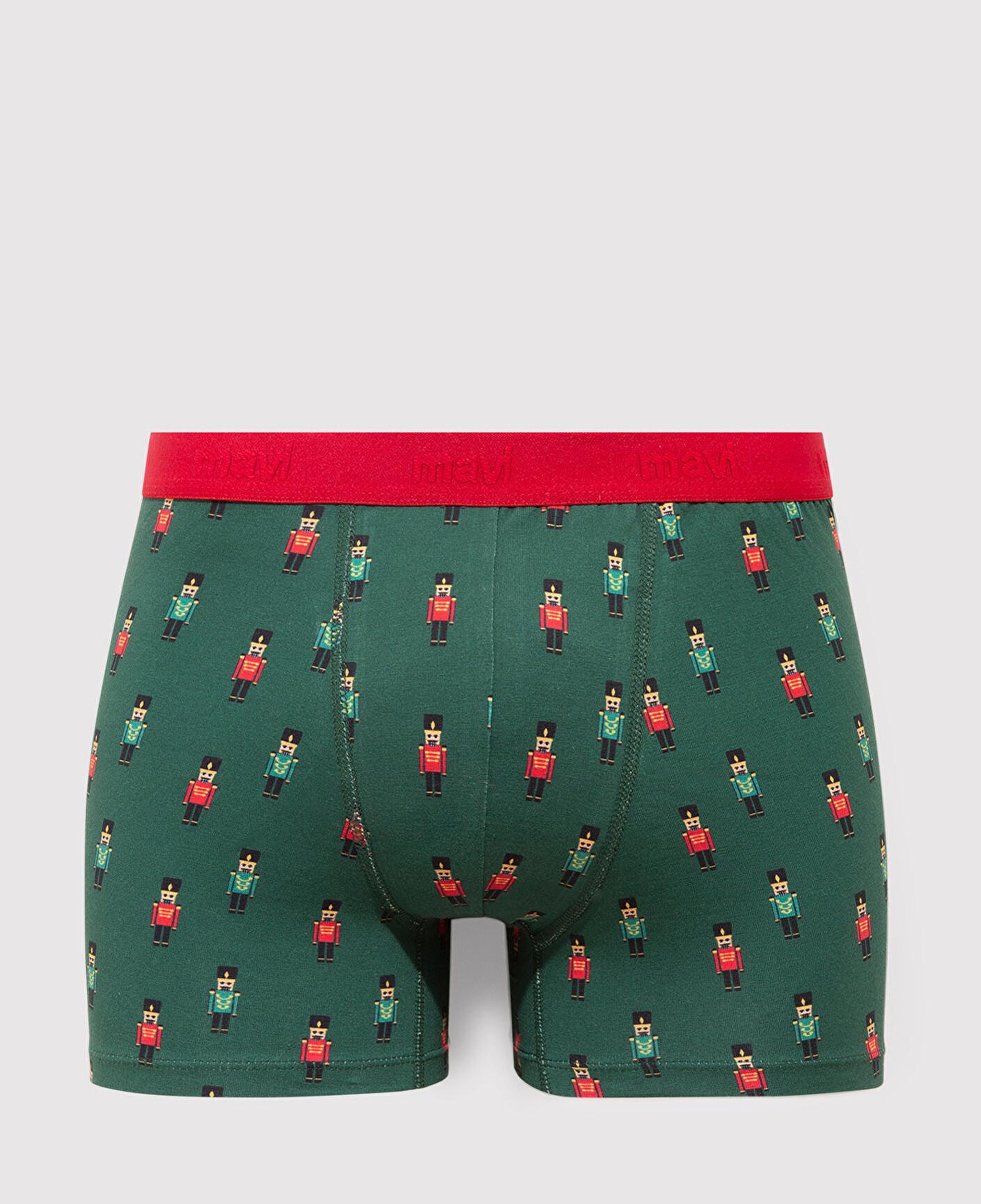 Mavi Yılbaşı Temalı Baskılı Boxer 0912138-71871