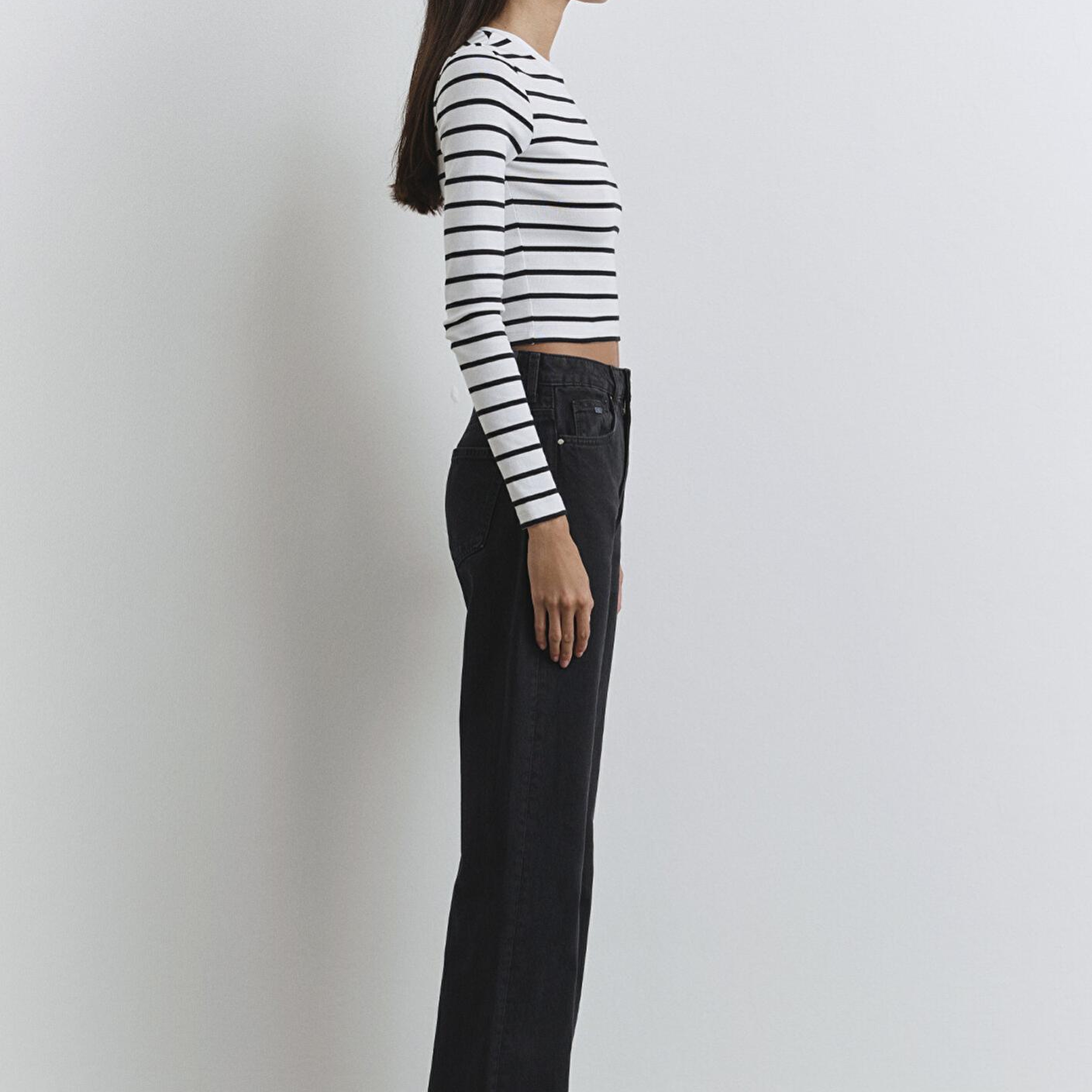 Mavi Victoria Classic Denim Antrasit Smoke Jean Pantolon 101072-82298