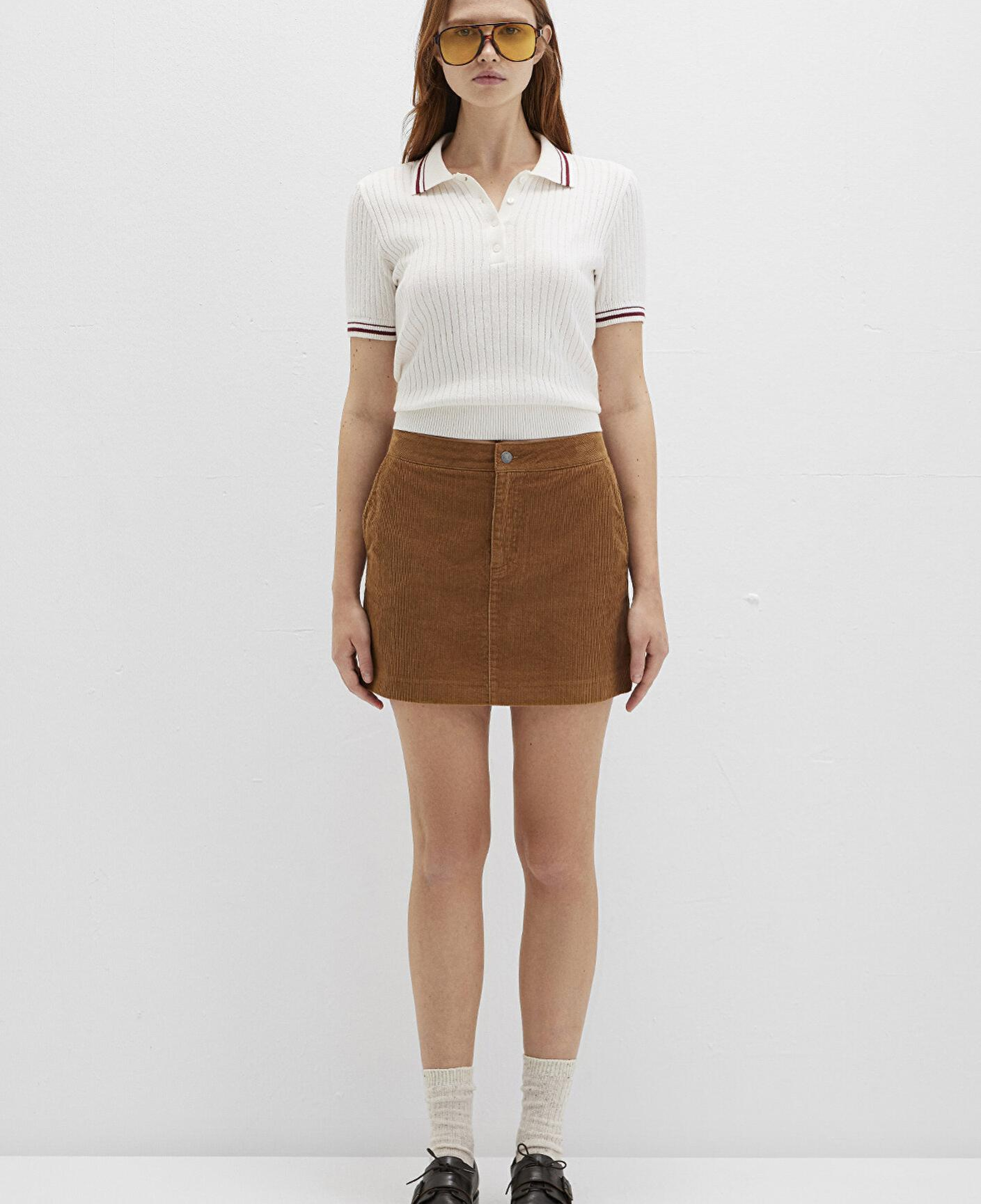 Mavi Kahverengi Kadife Etek 1310831-91393