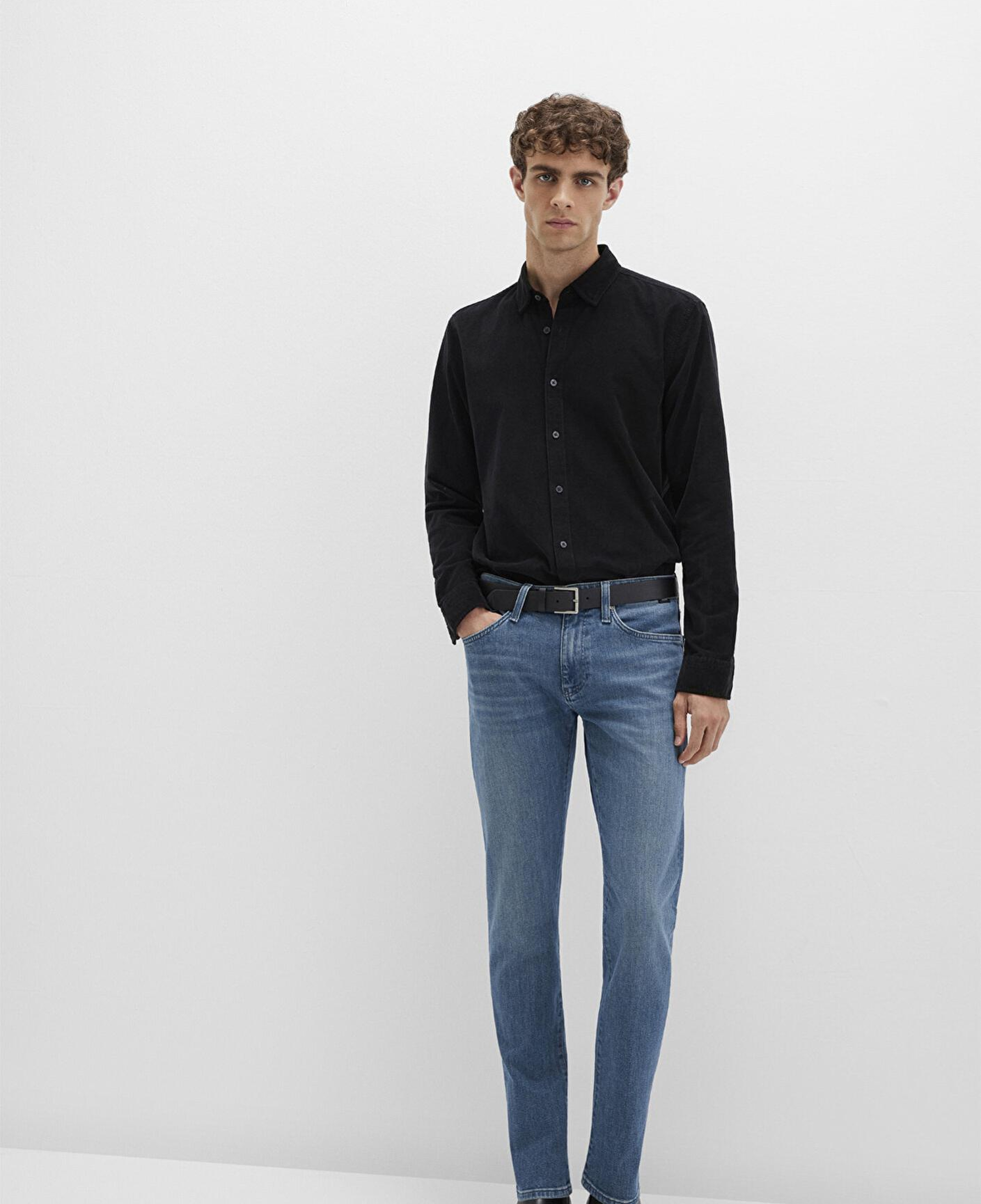 Mavi Mavi Black Kadife Siyah Gömlek Regular Fit / Normal Kesim 0211746-900