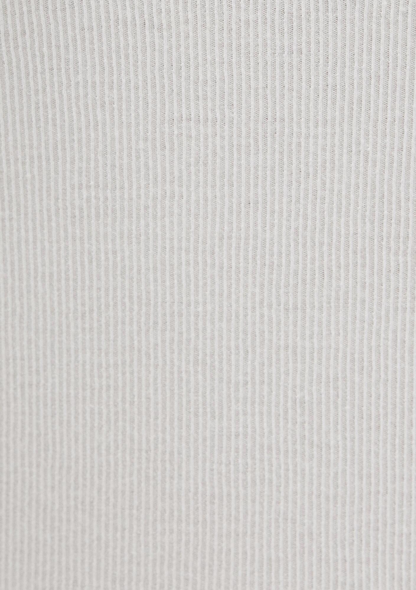 Mavi Uzun Kollu Ekru Basic Tişört Slim Fit / Dar Kesim 1613621-80194