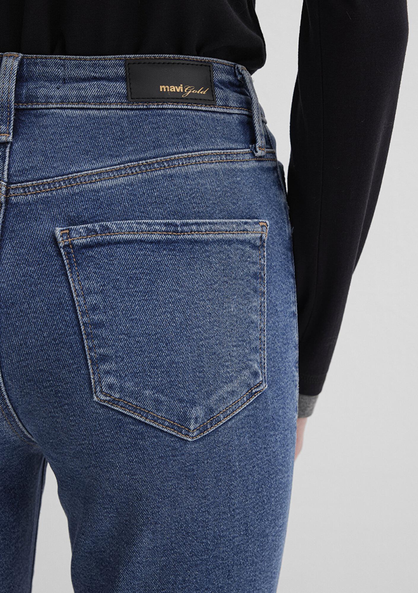 Mavi Serenay Gold Shape Vintage Indigo Mavisi Jean Pantolon 100980-82194